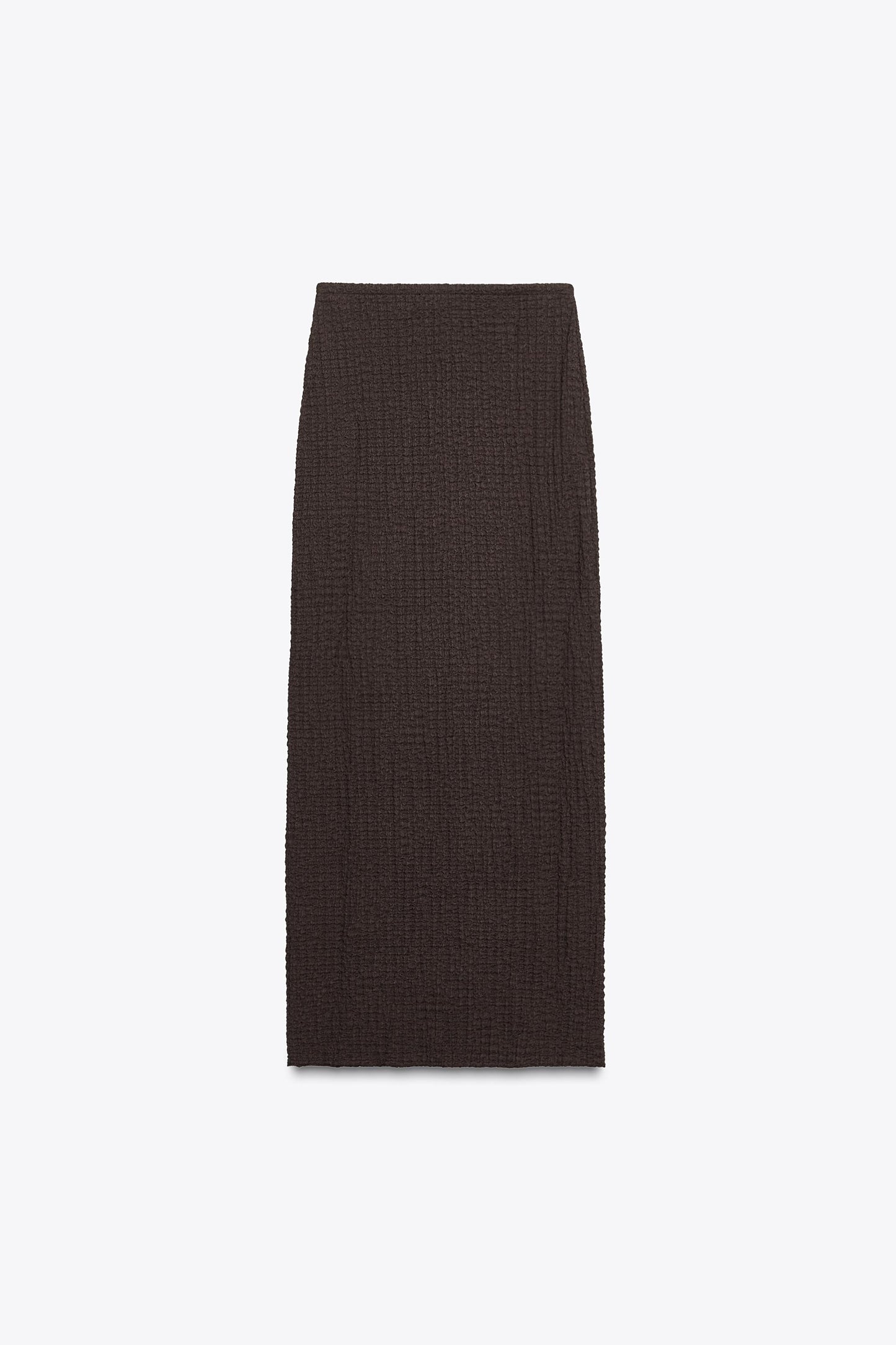 TEXTURED MIDI SKIRT