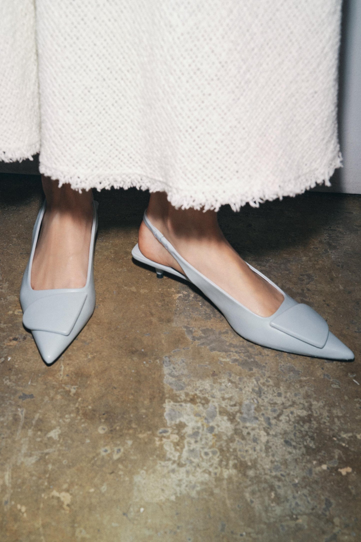 APPLIQUÉ SLINGBACK SHOES