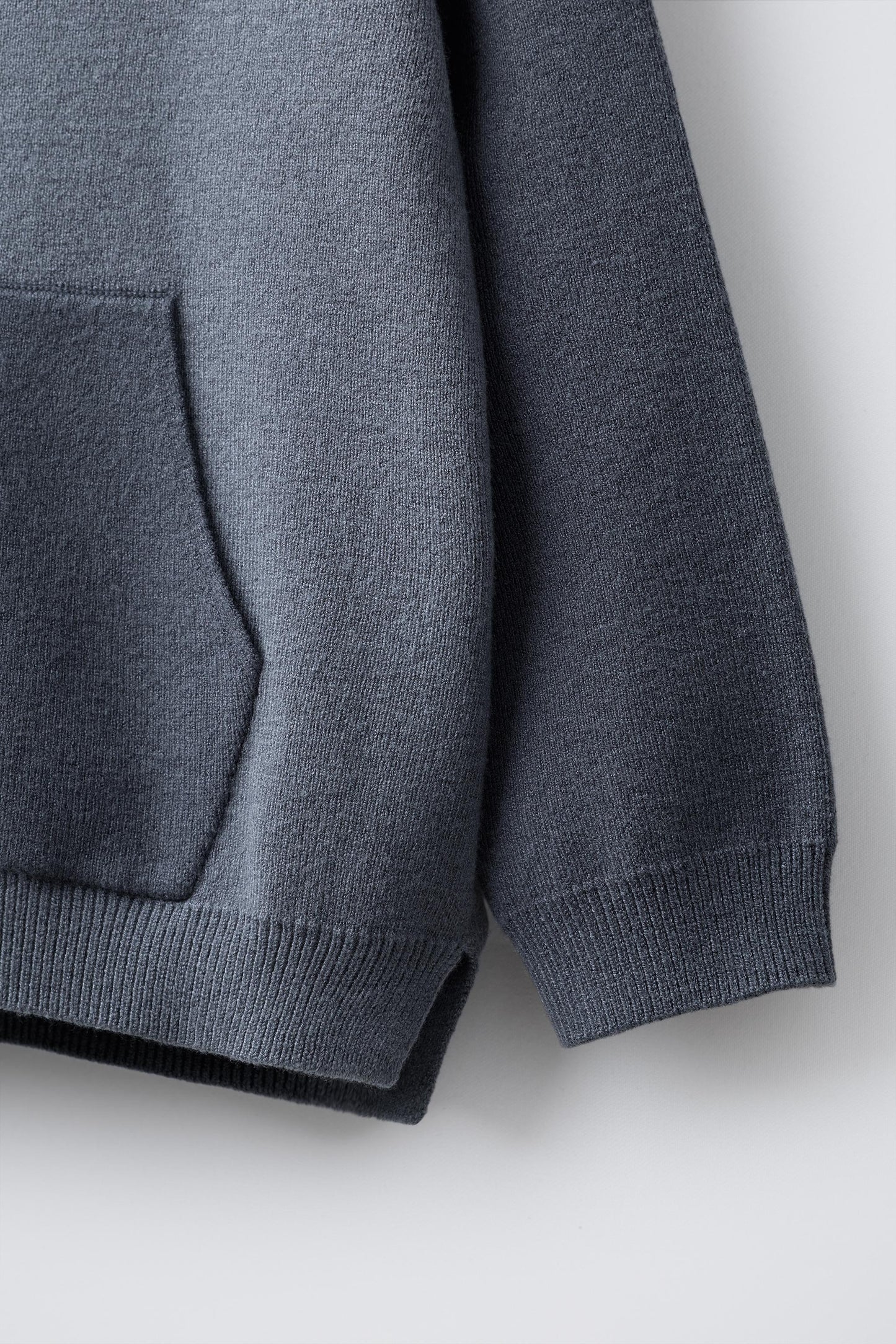 HOODED KNIT SWEATER