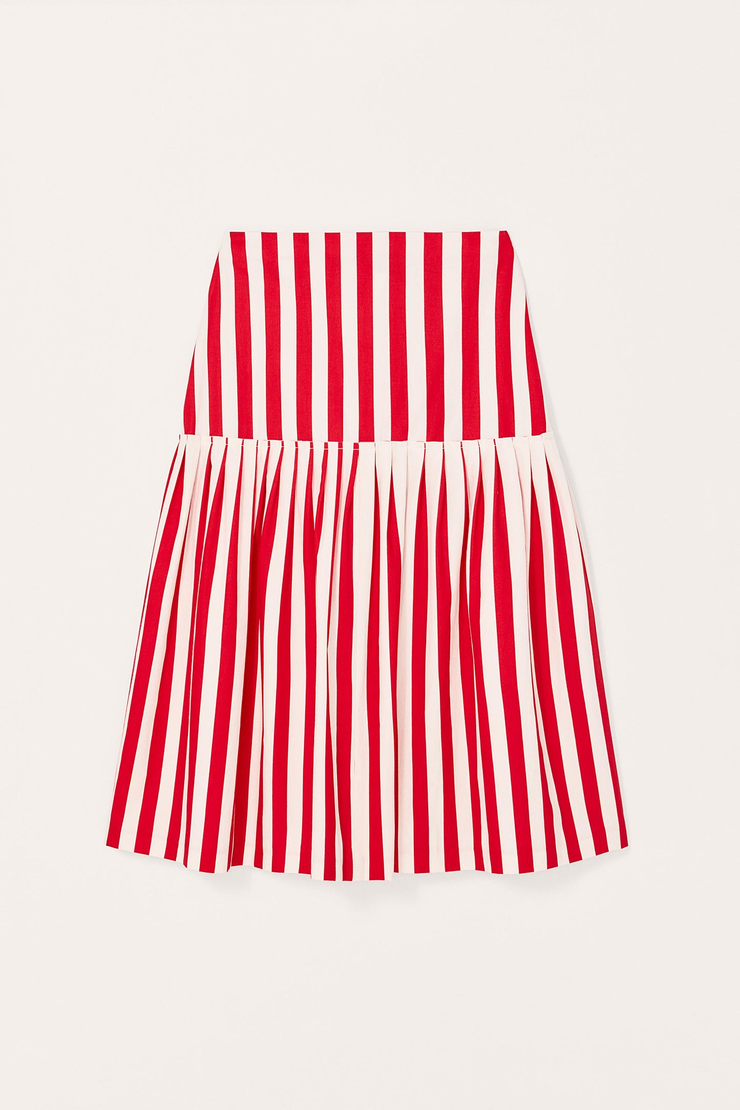 LIMITED EDITION STRIPED MIDI SKIRT