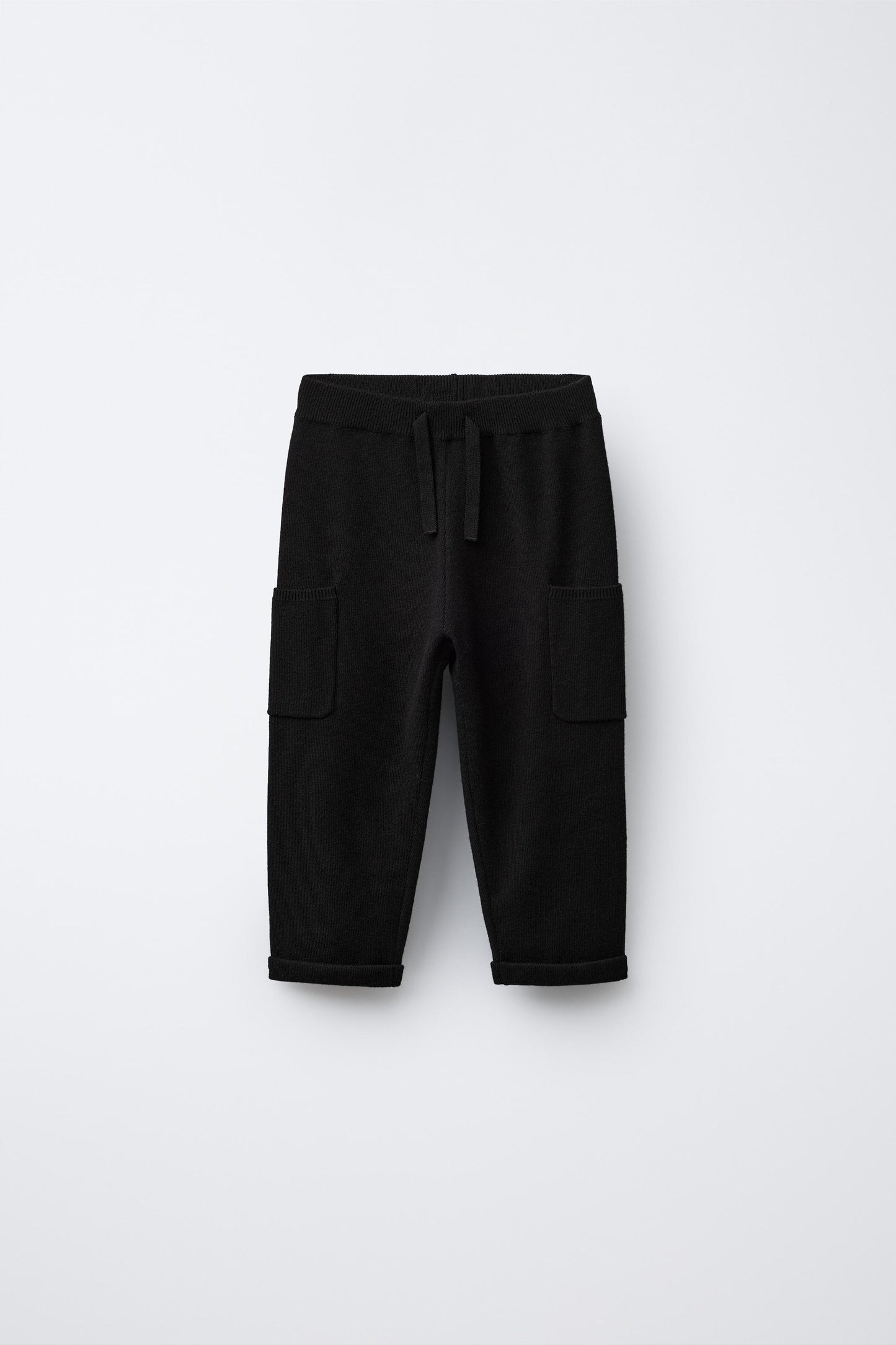 KNIT CARGO PANTS