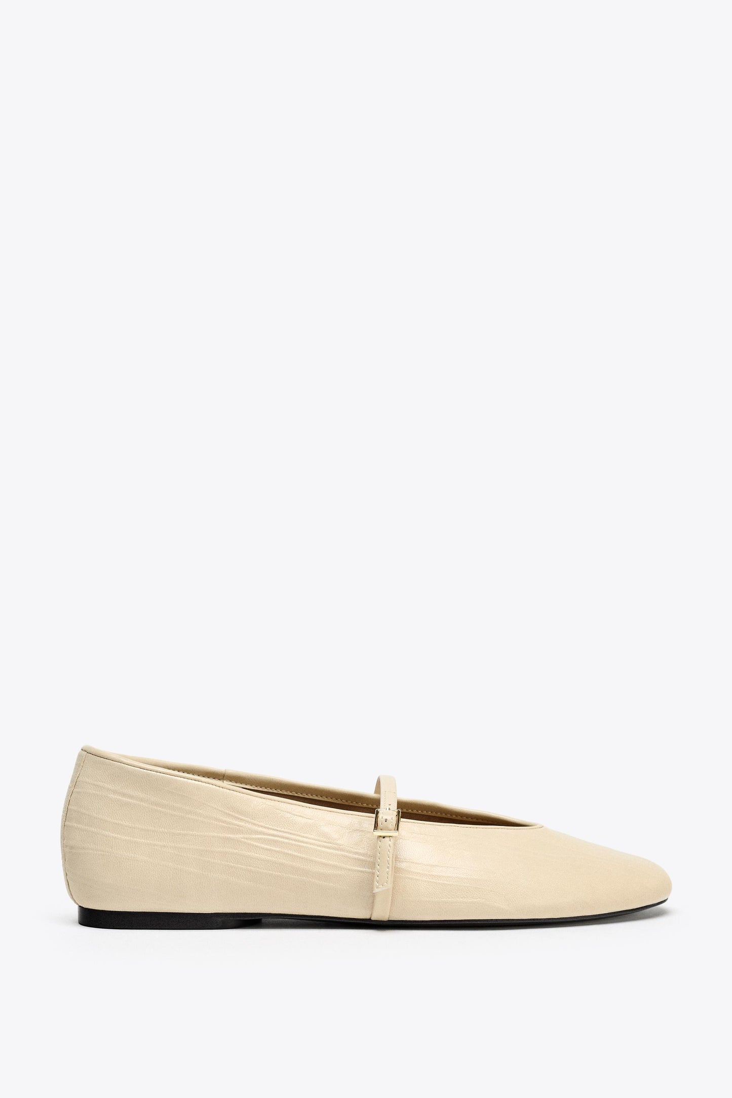 LEATHER BALLET FLATS