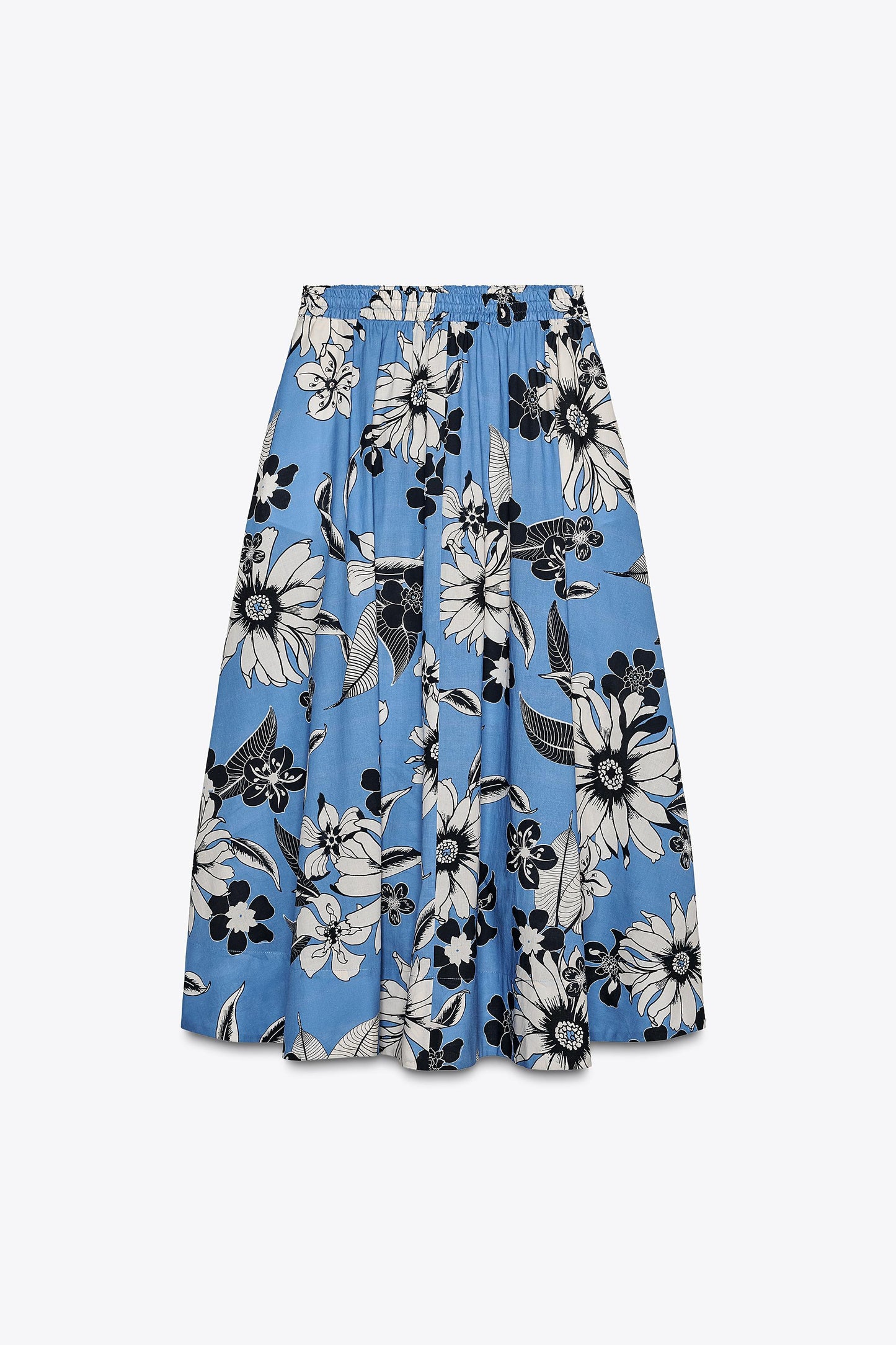 ZW COLLECTION PRINTED MIDI SKIRT