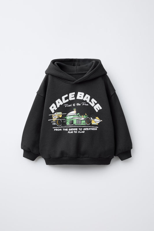 CAR PRINT SWEATSHIRT
