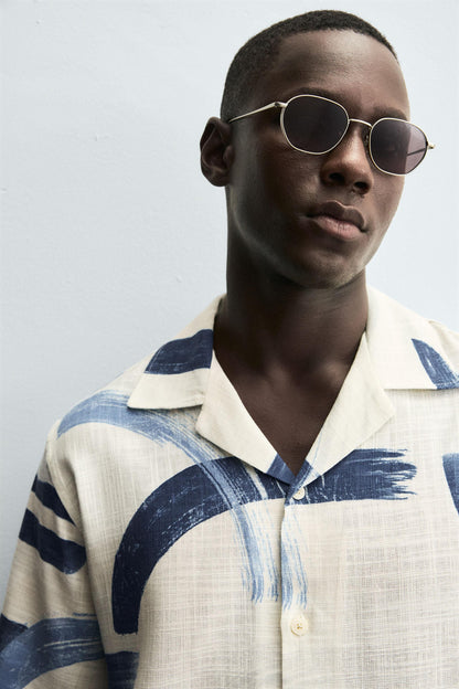 ABSTRACT PRINT SHIRT