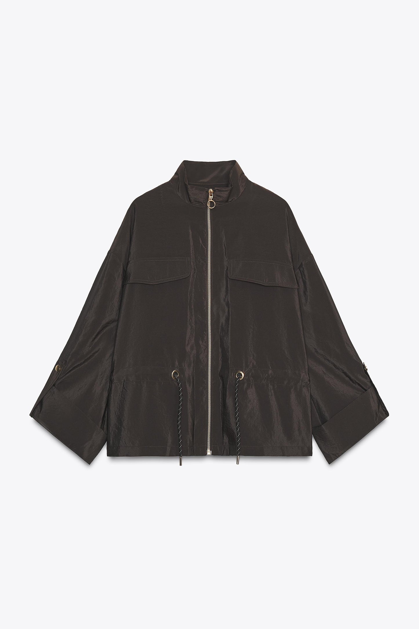 SAFARI JACKET WITH DRAWSTRING