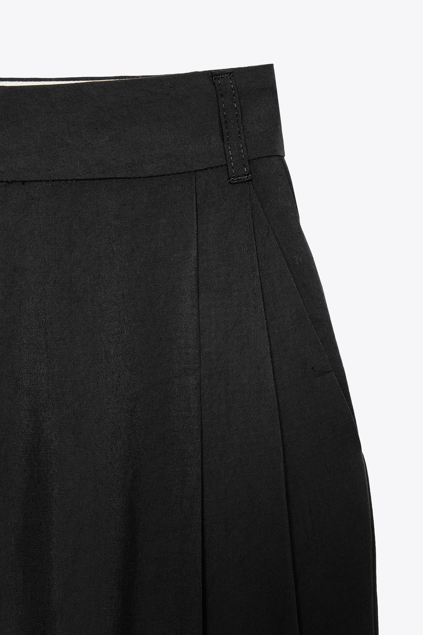 DOUBLE PLEAT FLAP PANTS