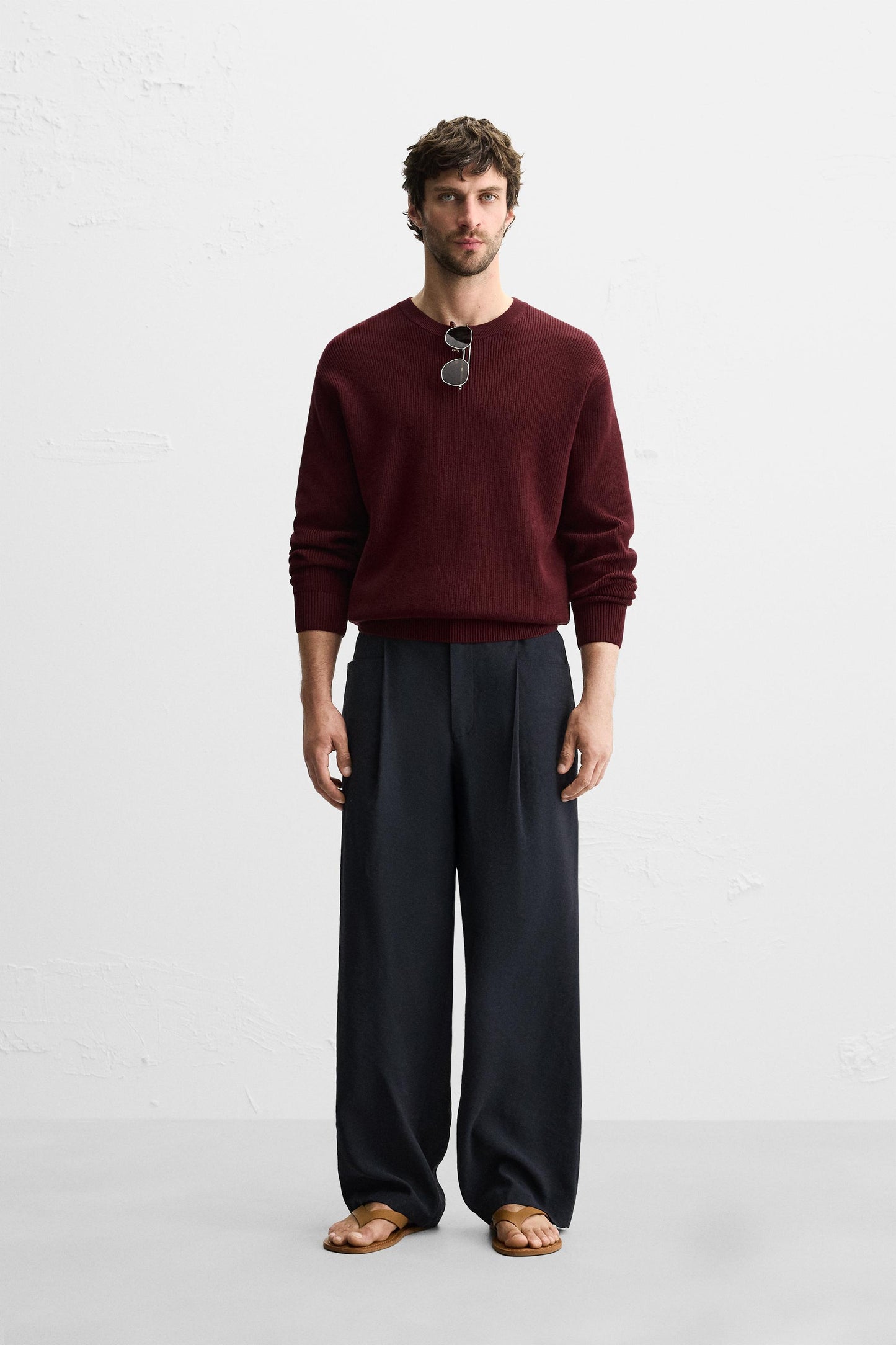 PURL KNIT SWEATER