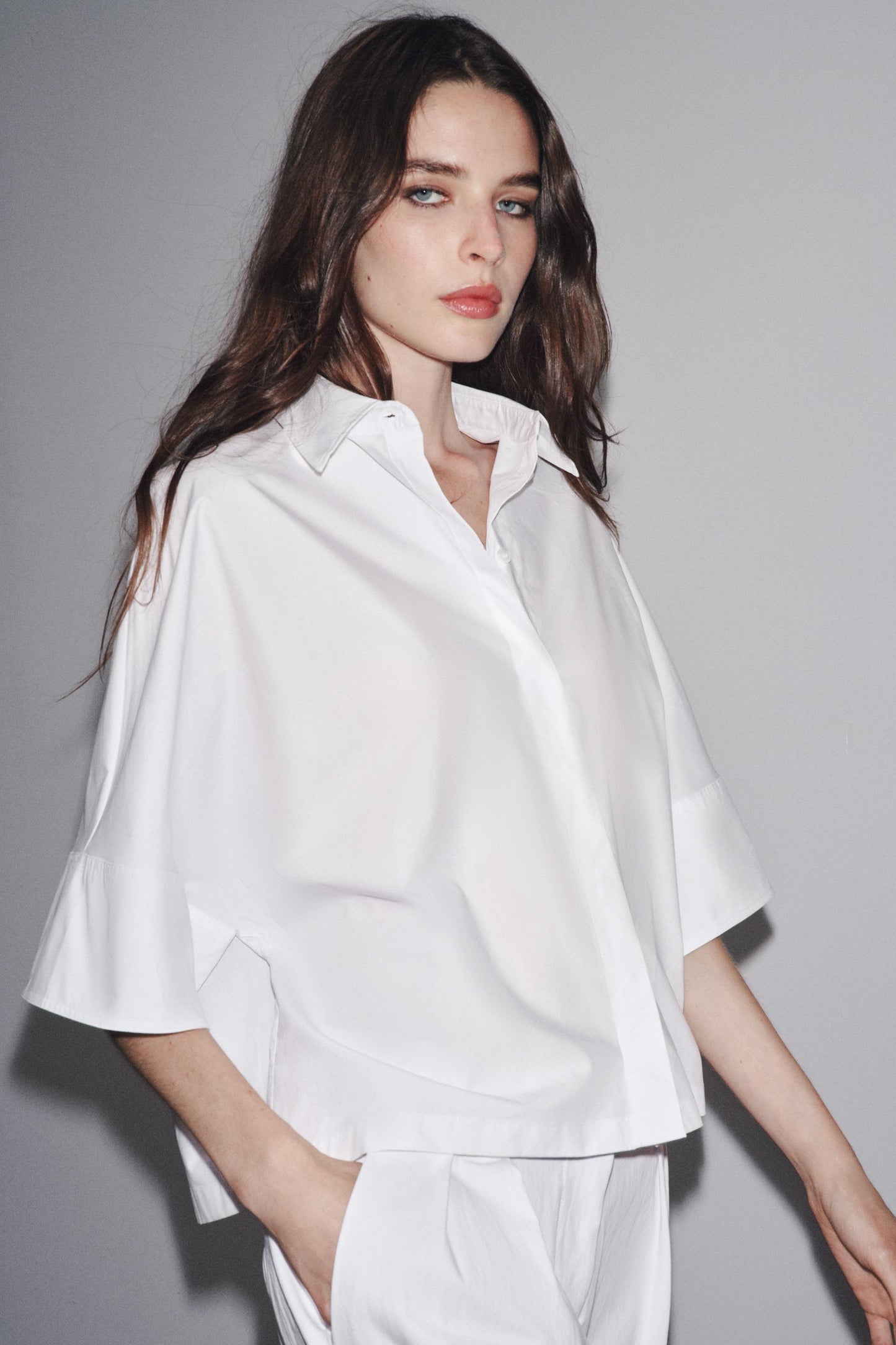 ZW COLLECTION POPLIN SHIRT