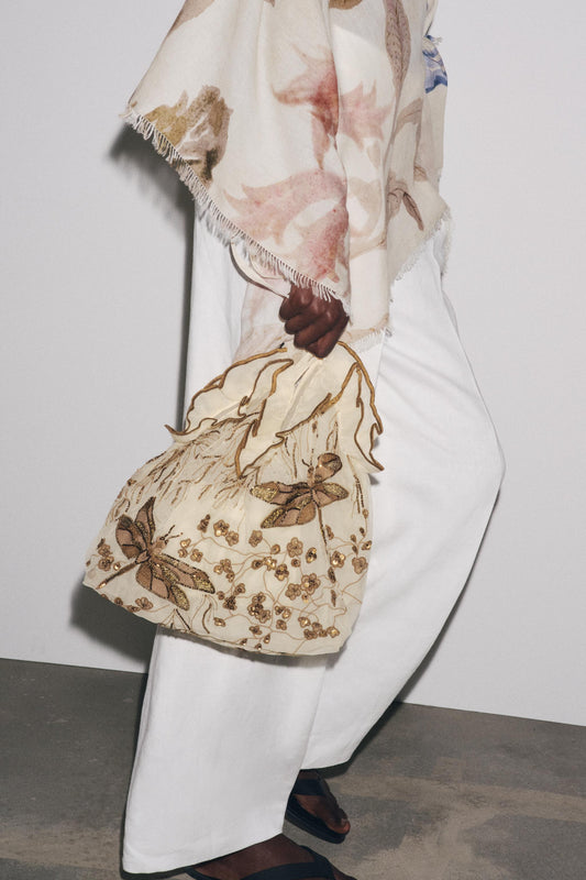 EMBROIDERED DETAIL SHOPPER