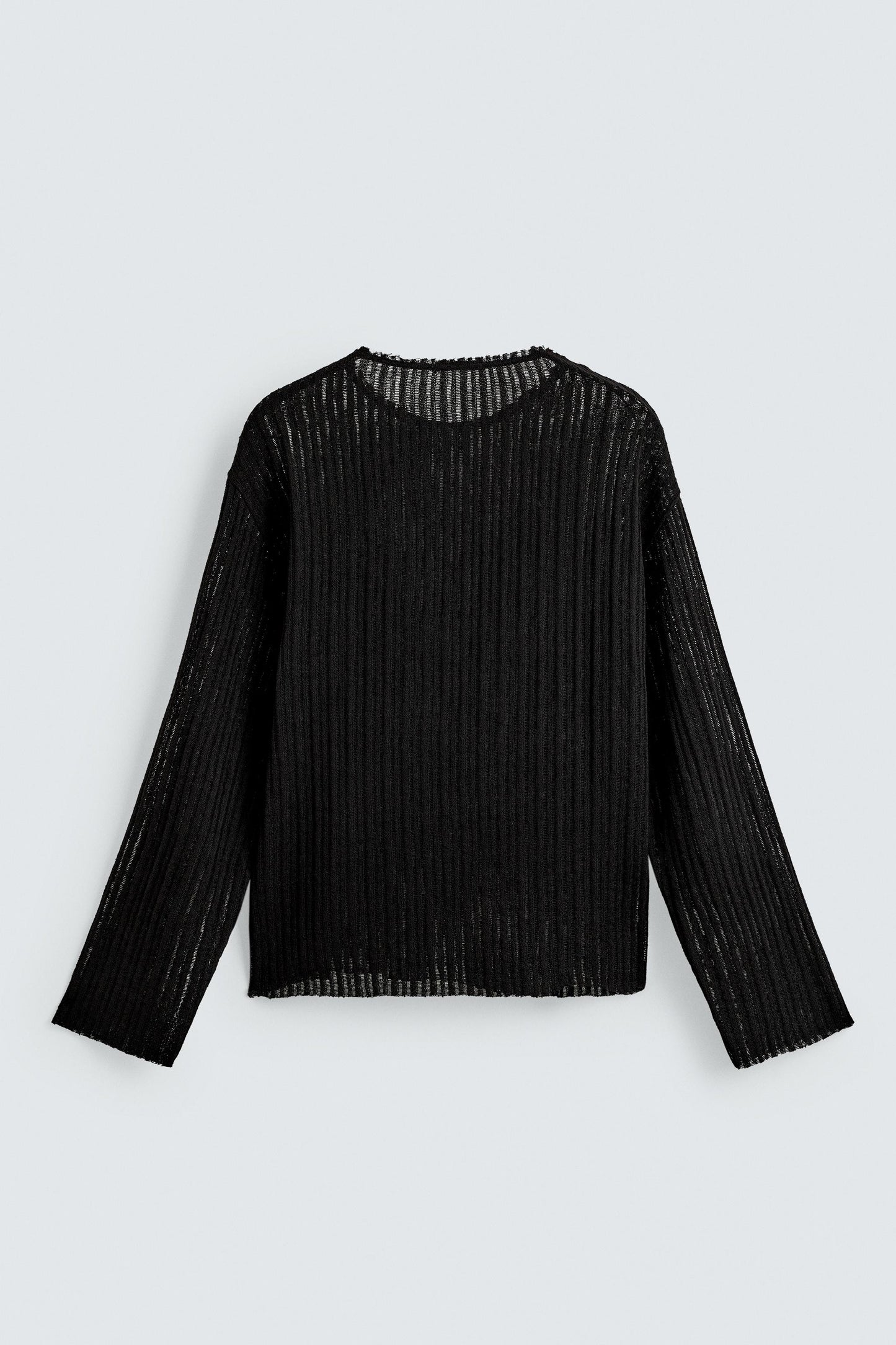 PULLOVER OPENWORK KNIT SWEATER