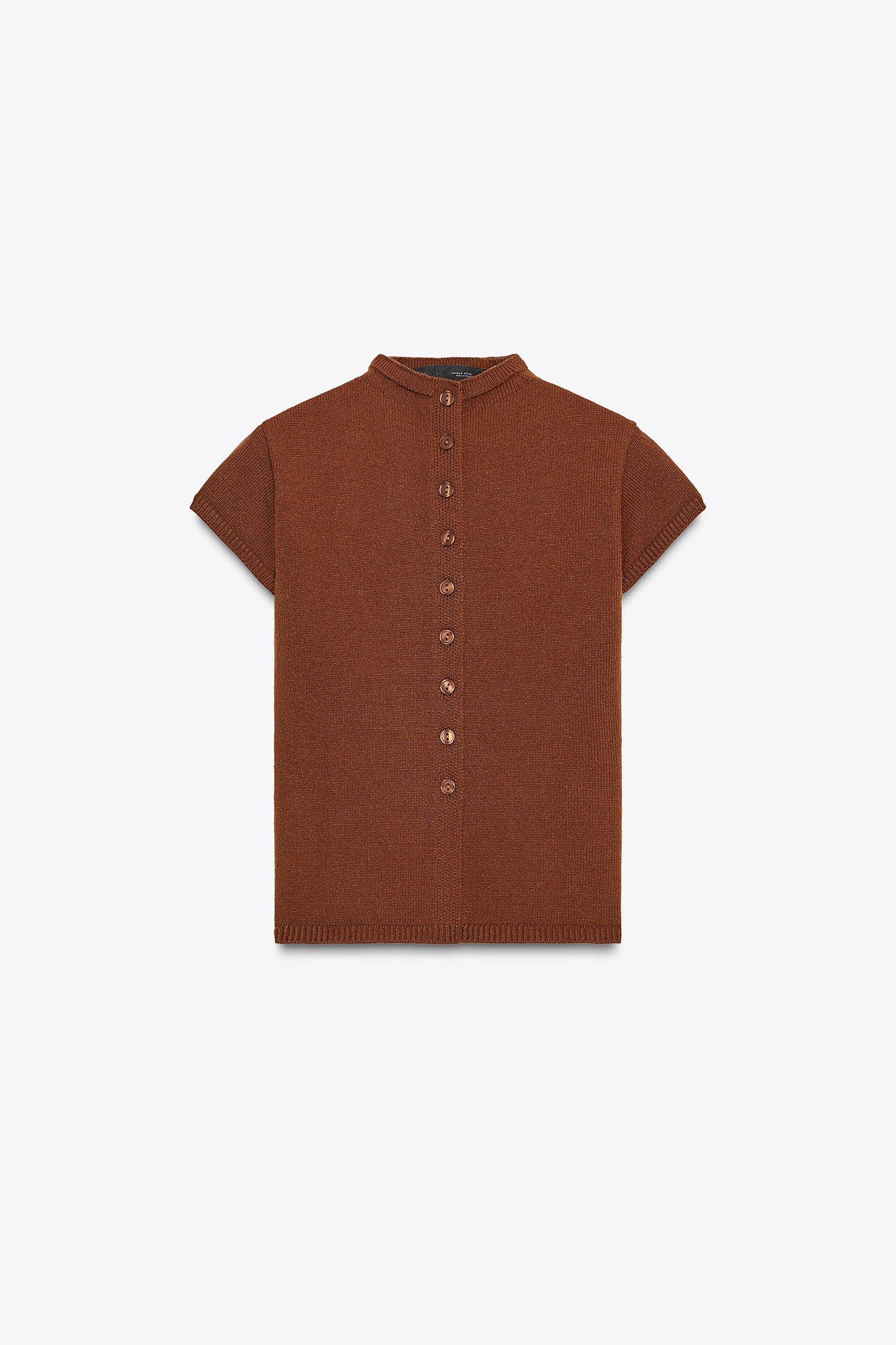 BUTTONED KNIT TOP