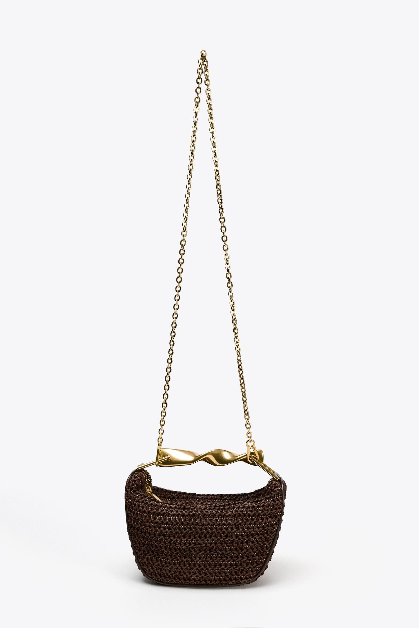 MINI BAG WITH METALLIC HANDLE