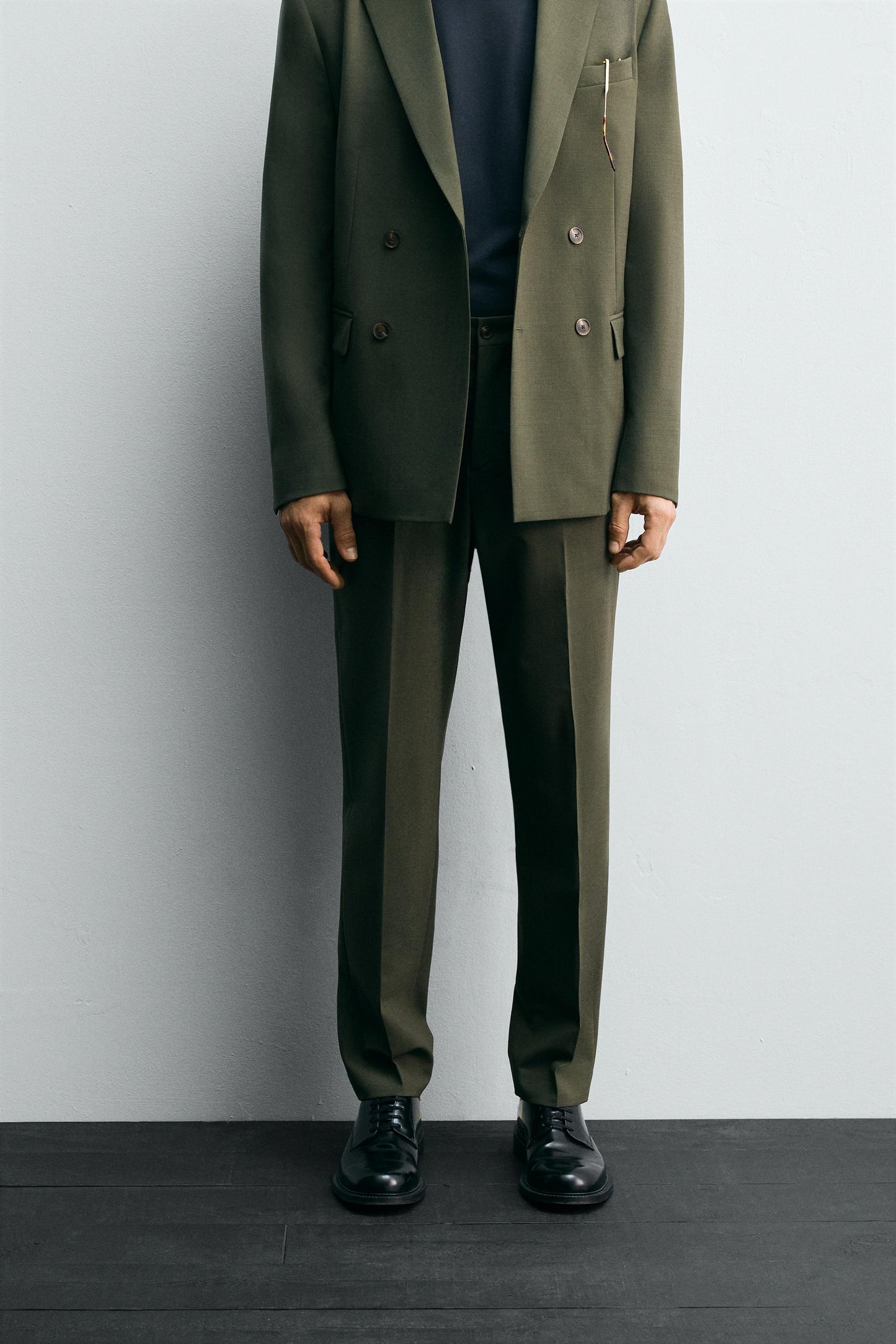 WOOL SUIT PANTS