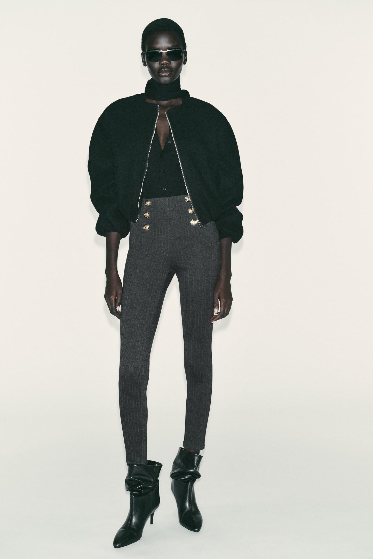 BUTTON LEGGINGS