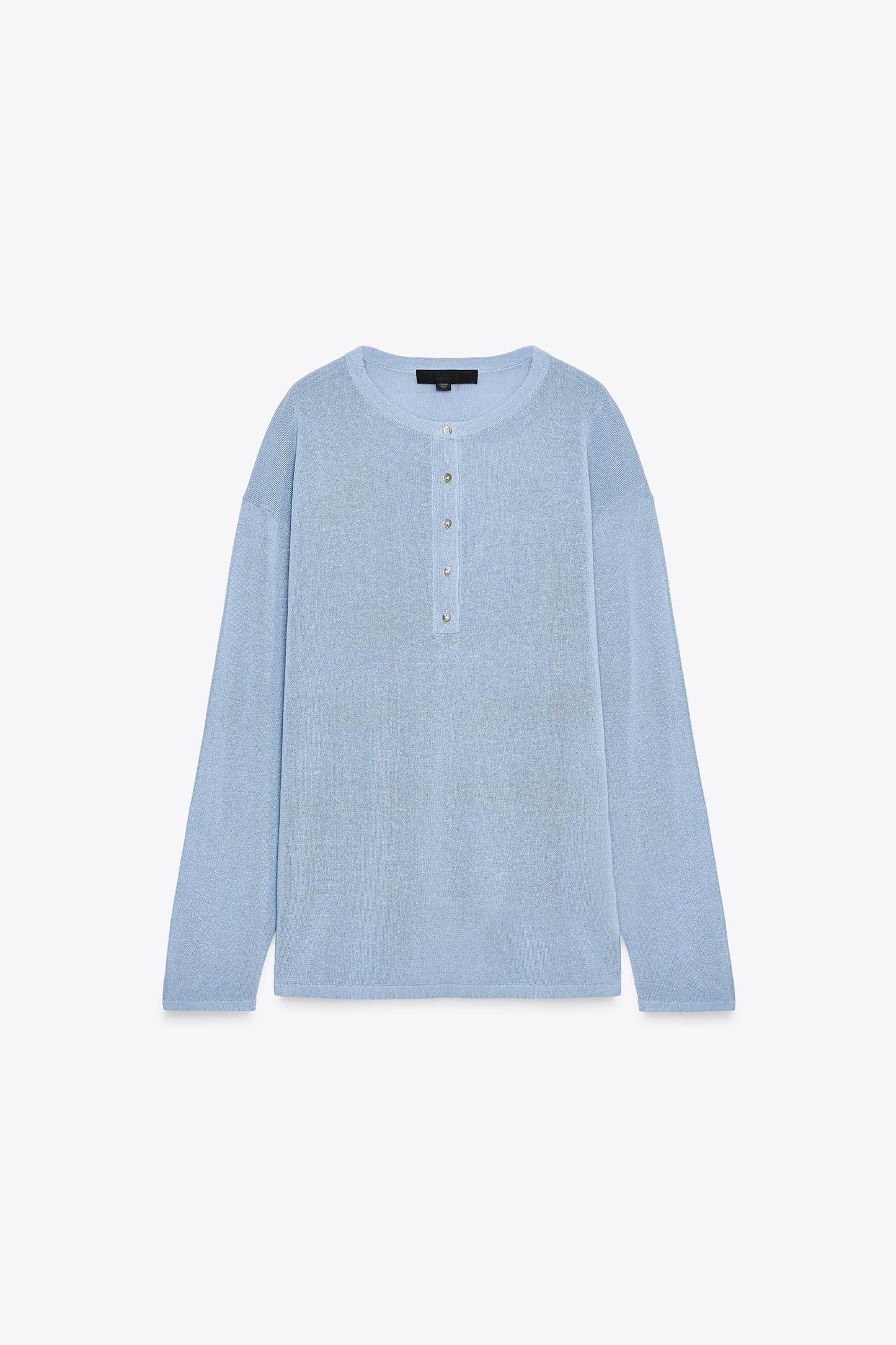 OVERSIZED BASIC KNIT SWEATER