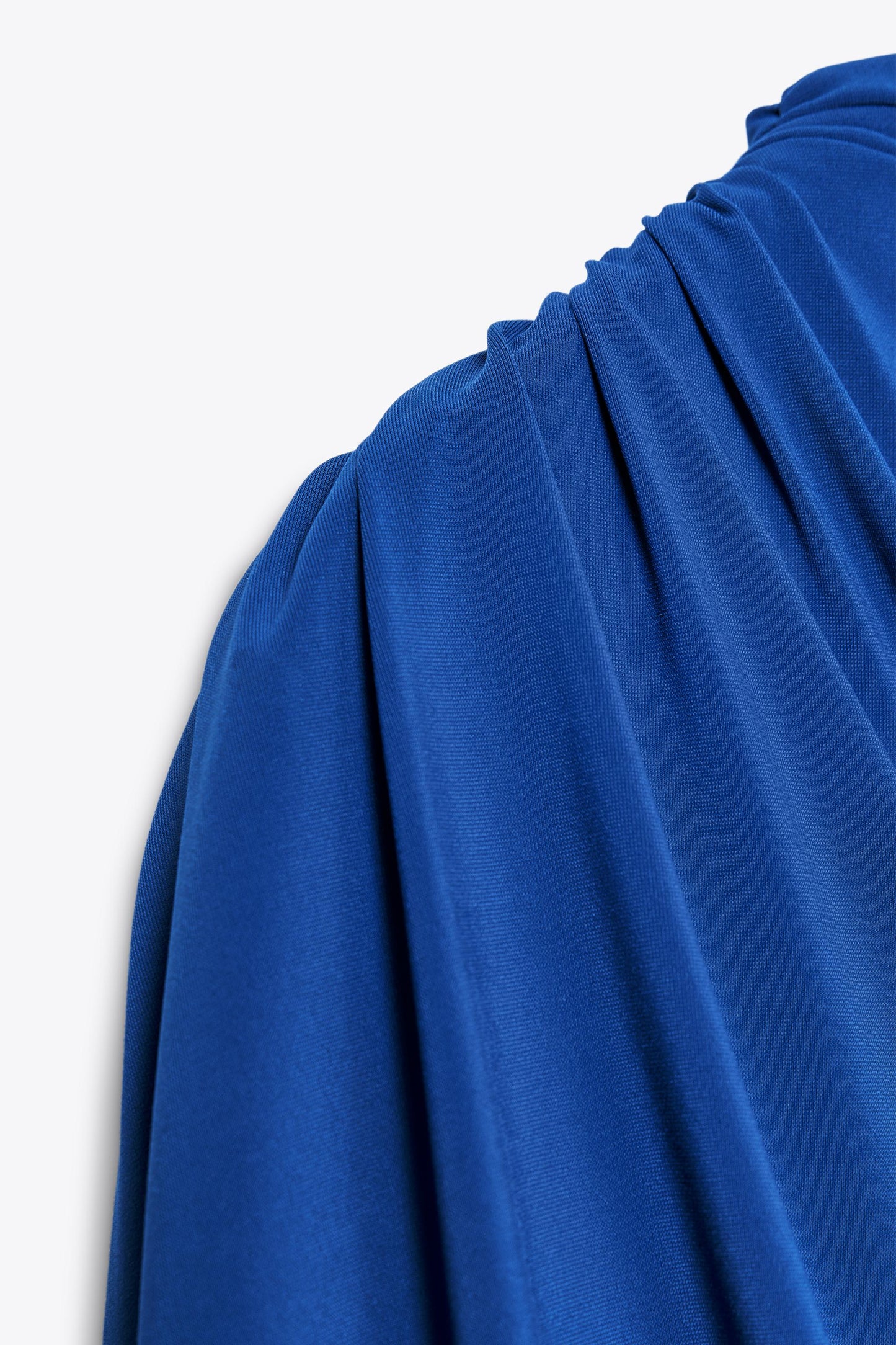 DRAPED CAPE DRESS