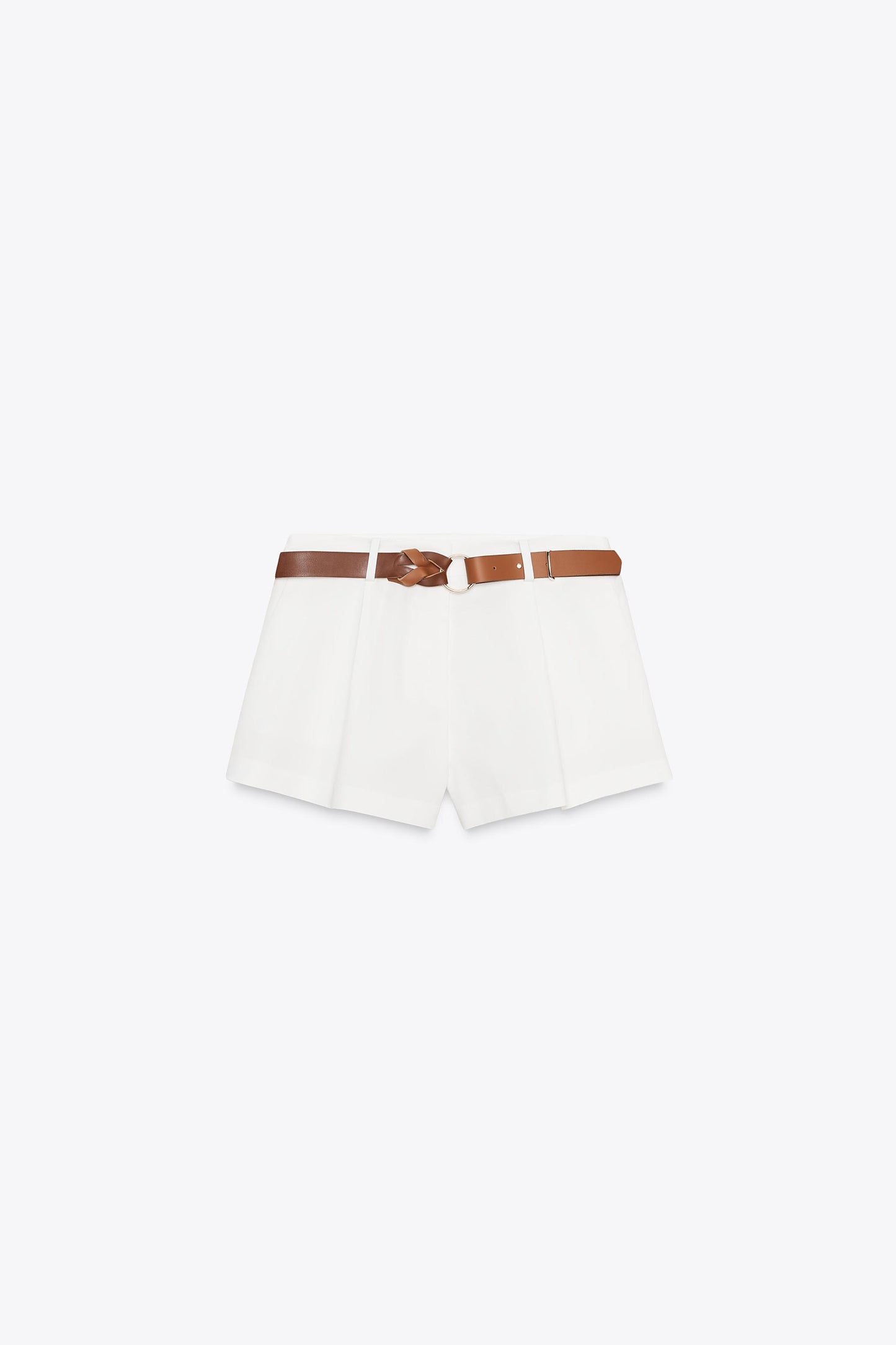 BELTED FLOWY SHORTS