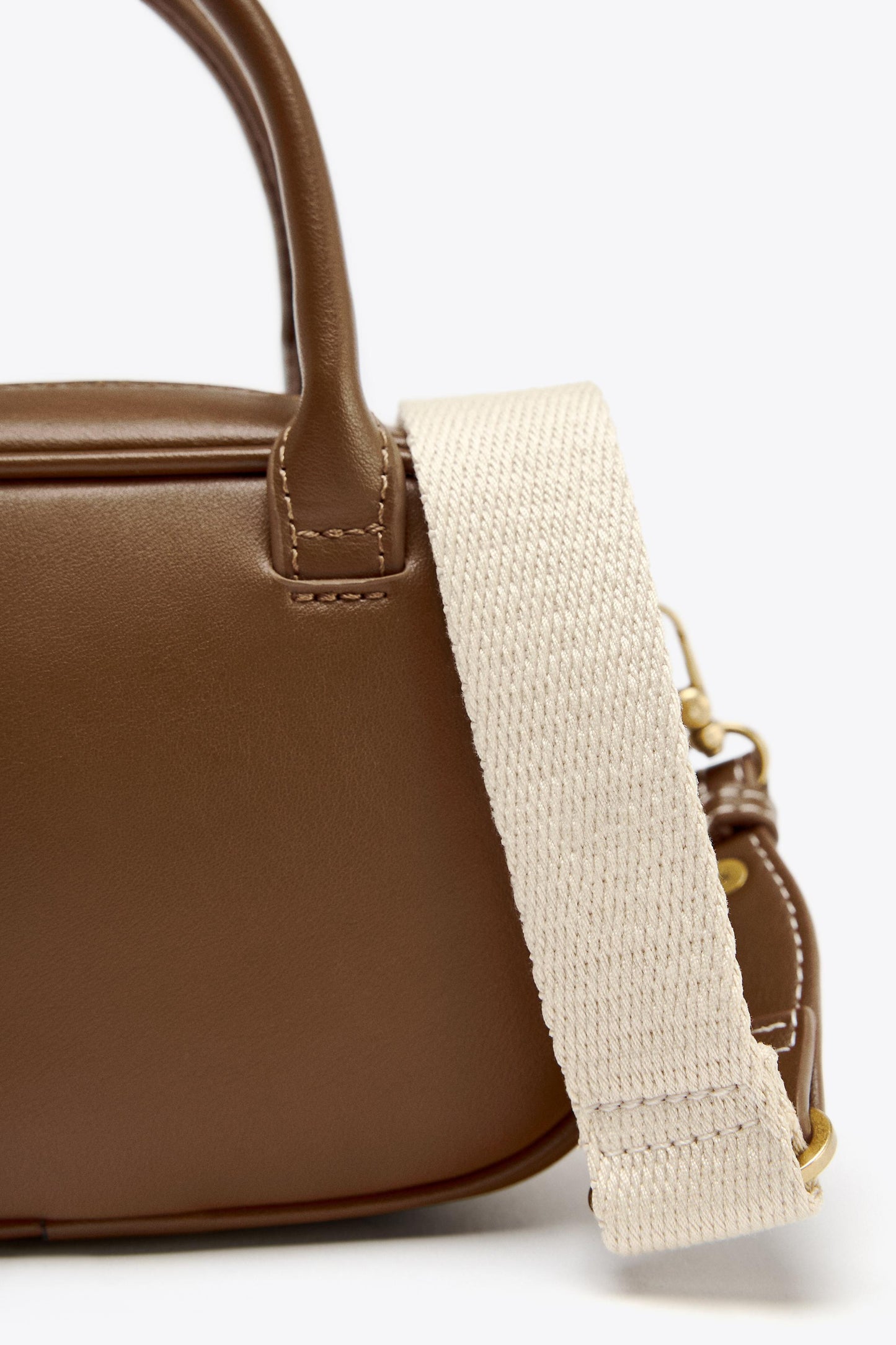 MINI TOPSTITCHED BAG