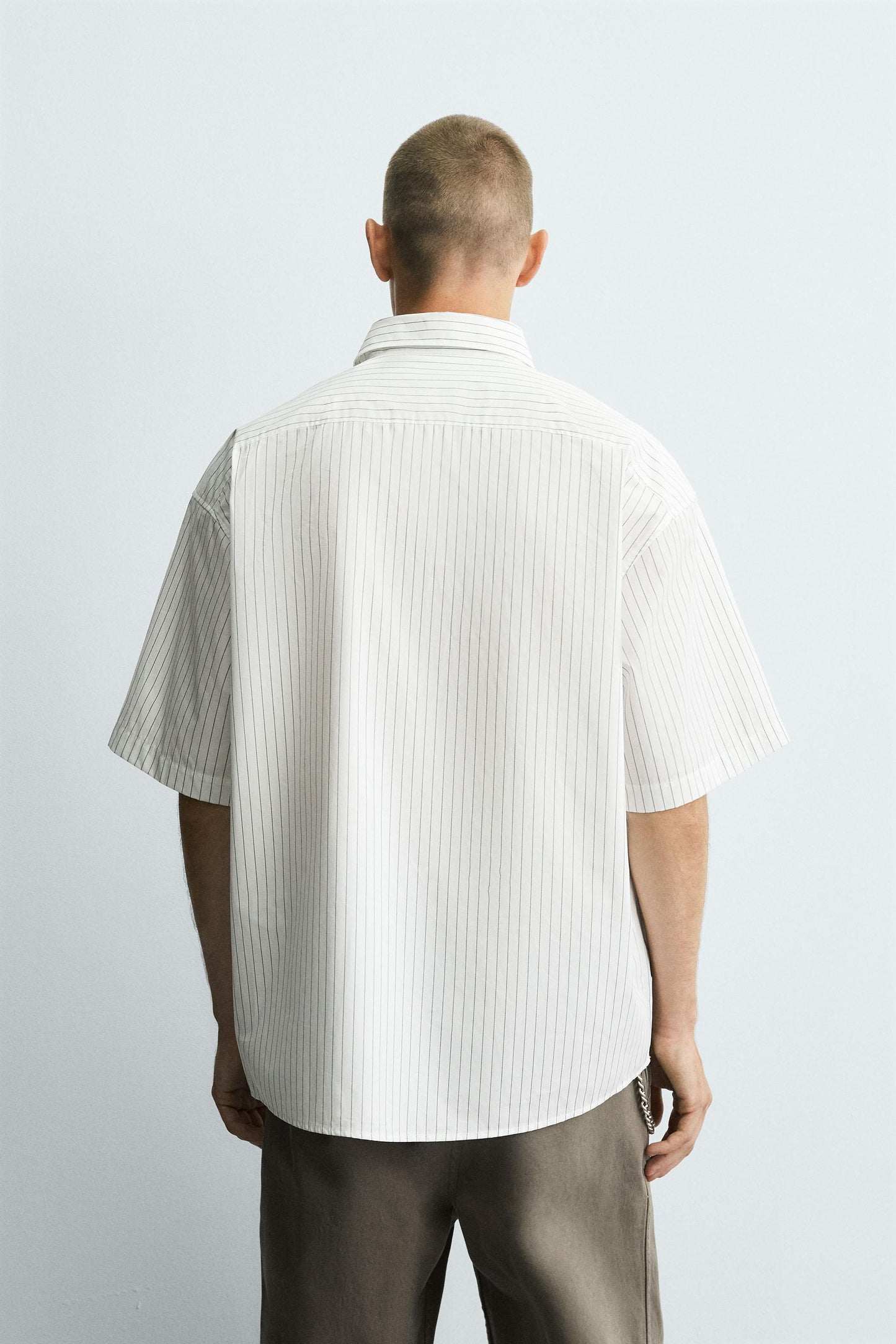 EMBROIDERED STRIPED SHIRT