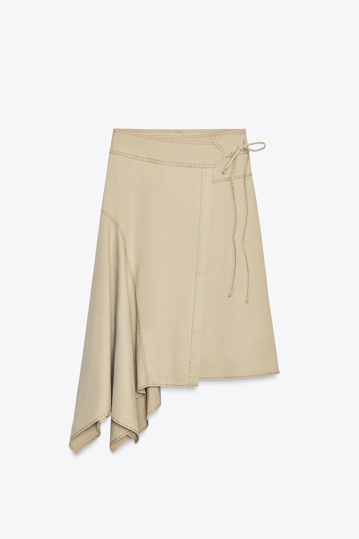 ASYMMETRIC WRAP SKIRT