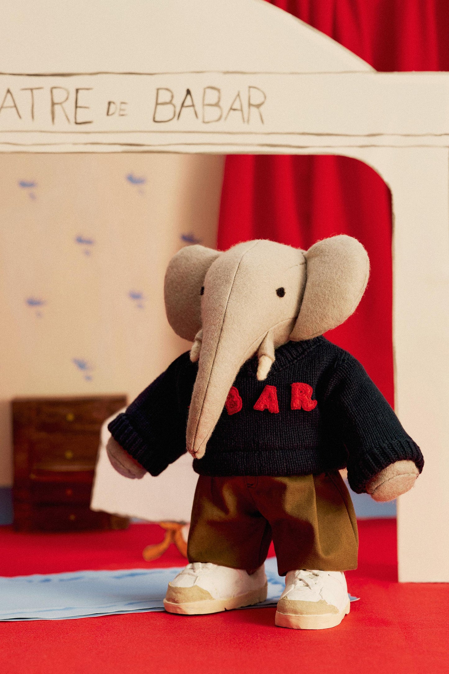 EMBROIDERED KNIT SWEATER BABAR ™