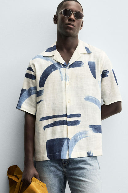 ABSTRACT PRINT SHIRT