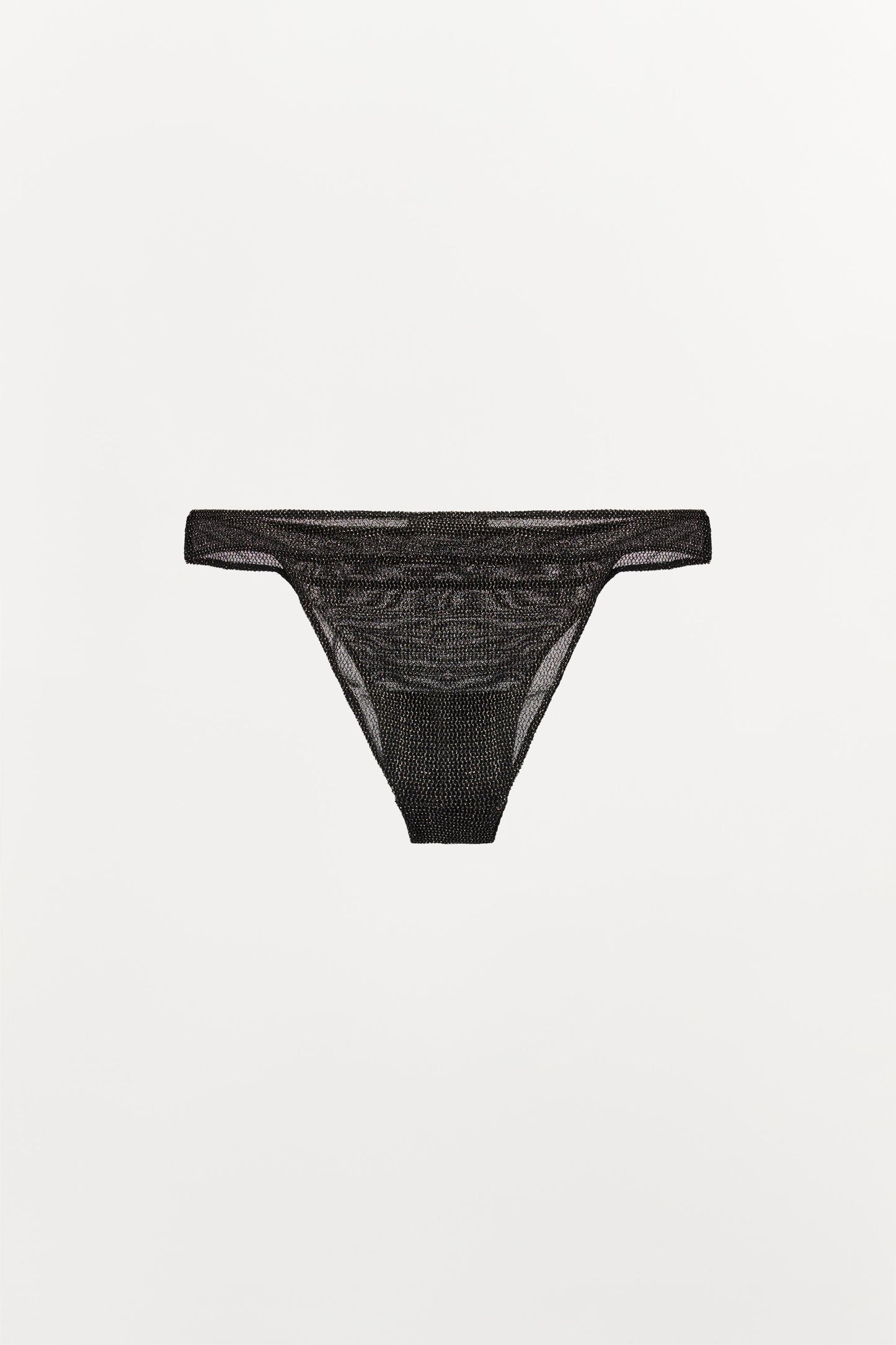 METALLIC THREAD NET PANTIES