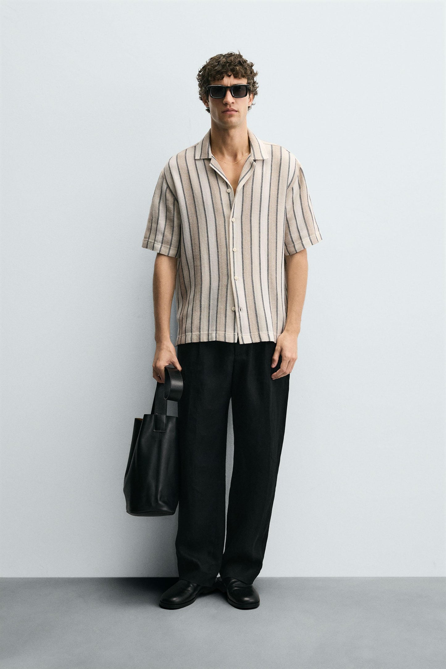 GEOMETRIC JACQUARD SHIRT