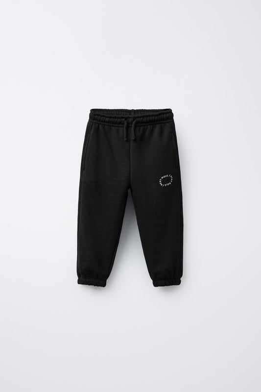 BASIC TEXT JOGGER PANTS