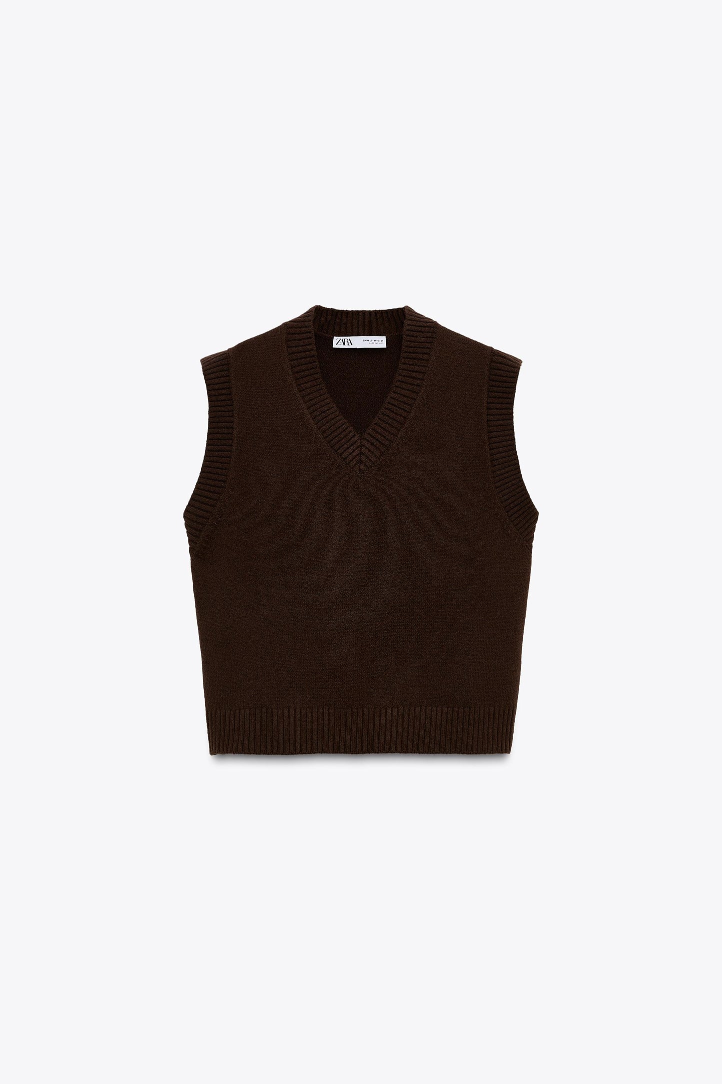 BASIC KNIT SWEATER VEST