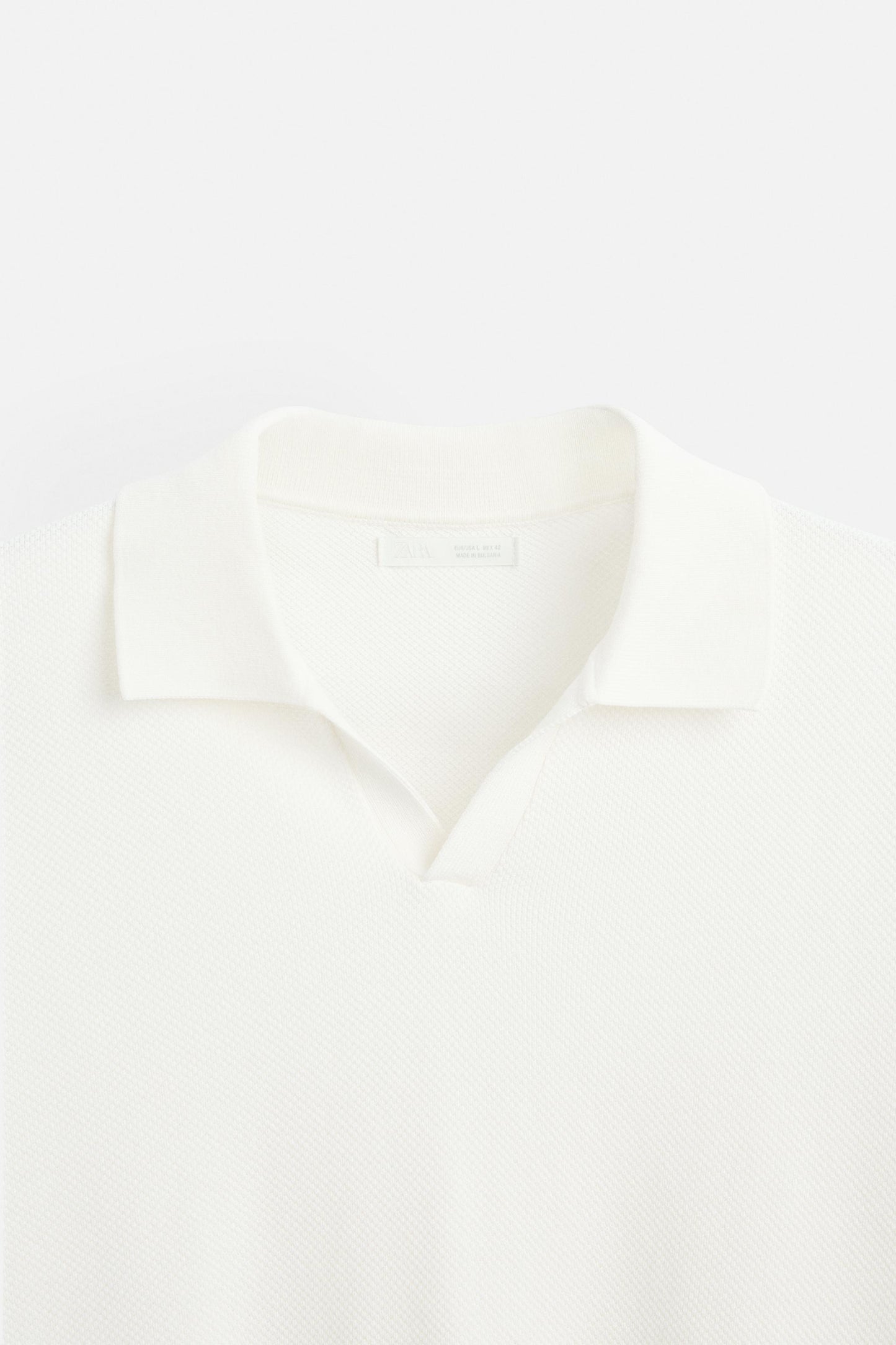 TEXTURED KNIT POLO