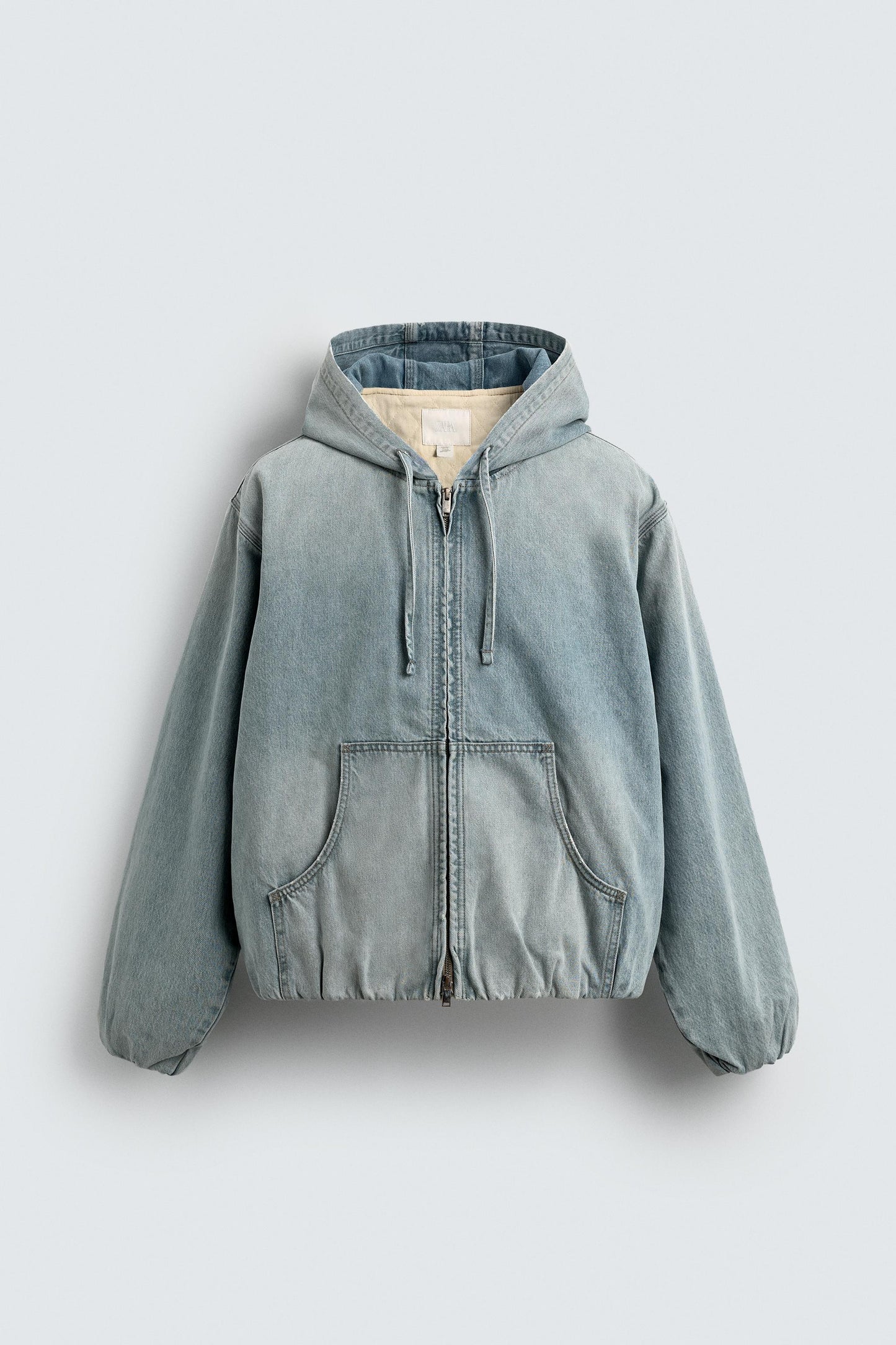 DENIM HOODIE JACKET
