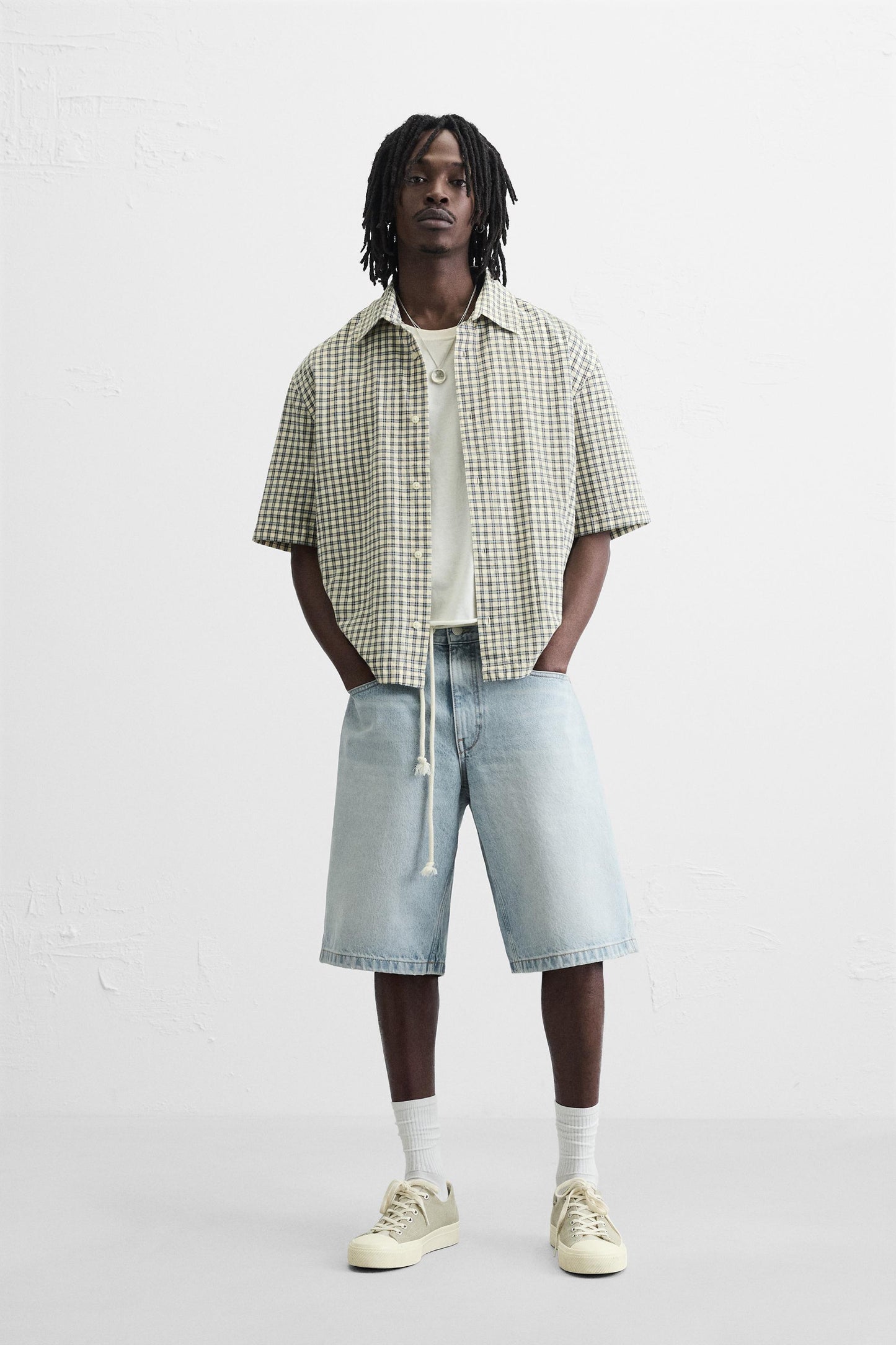 BAGGY FIT DENIM SHORTS