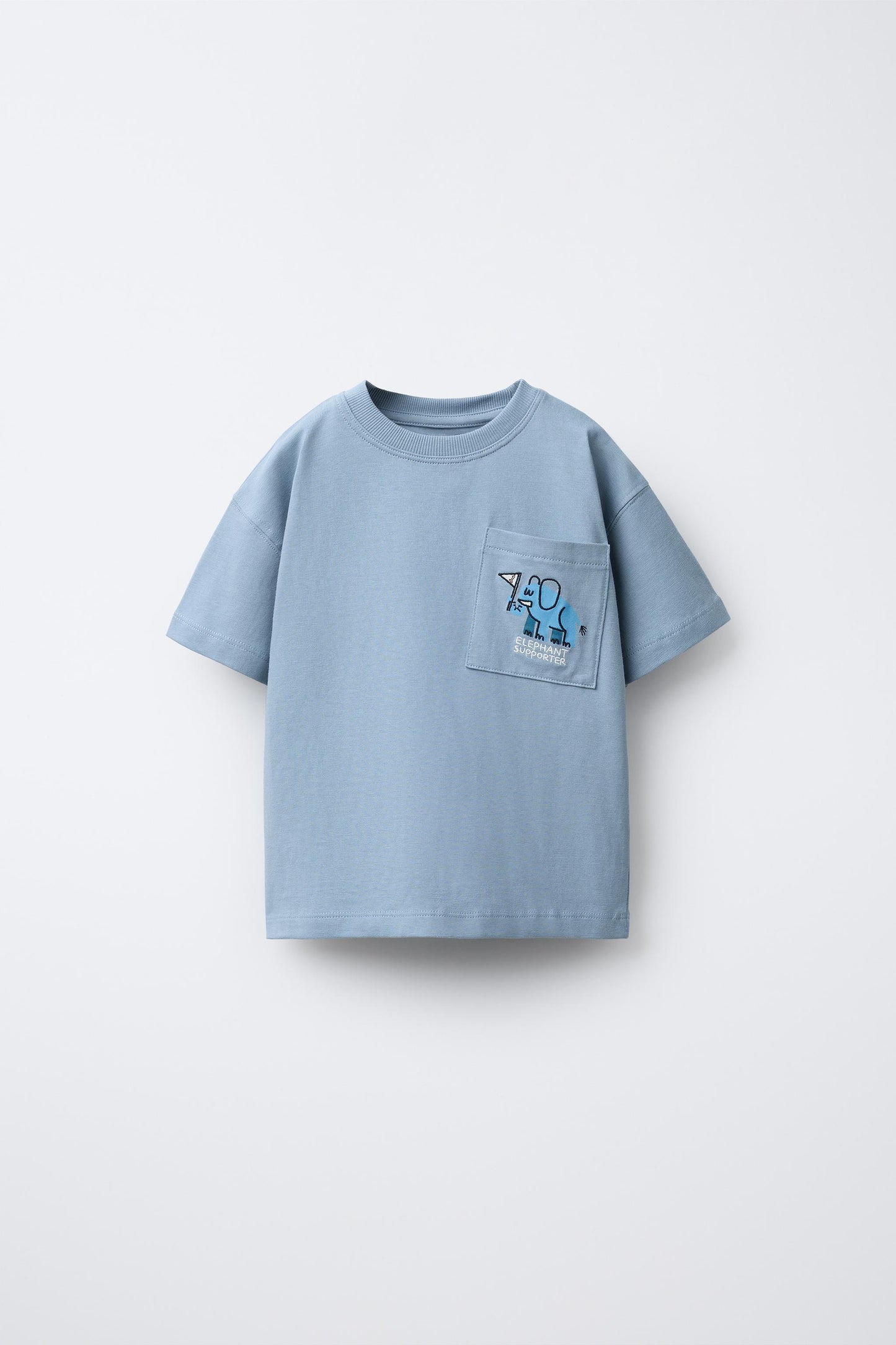 ANIMAL EMBROIDERY T-SHIRT