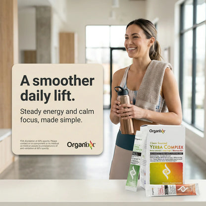 Organixx Clean Sourced Yerba Complex, Yerba Mate Superblend Powder Drink Mix with Ashwagandha, Natural Caffeine, Pre & Probiotics, & Fiber, Dairy and Gluten Free, Variety Pack, 15 Travel Packets