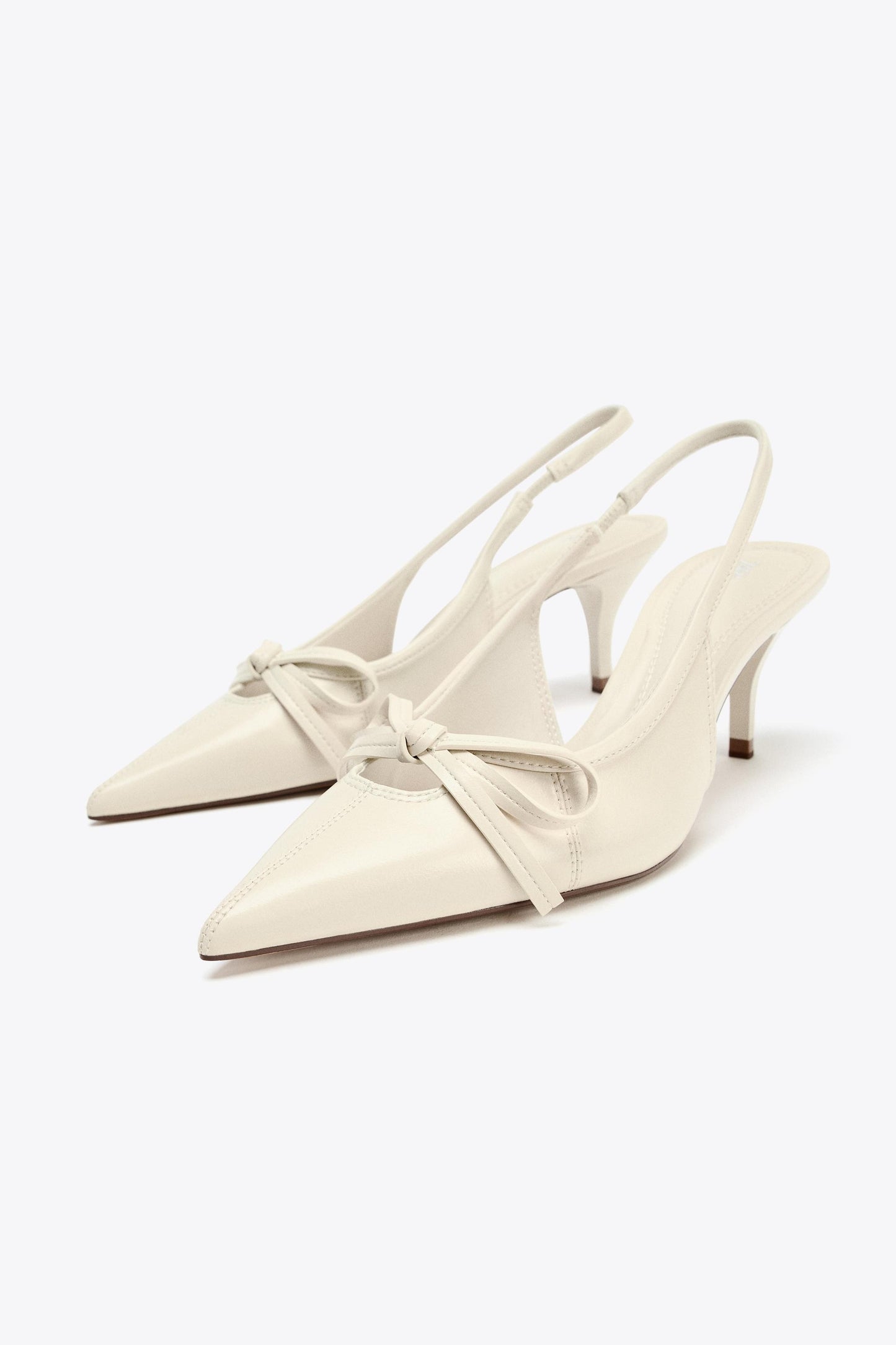 BOW SLINGBACK SHOES