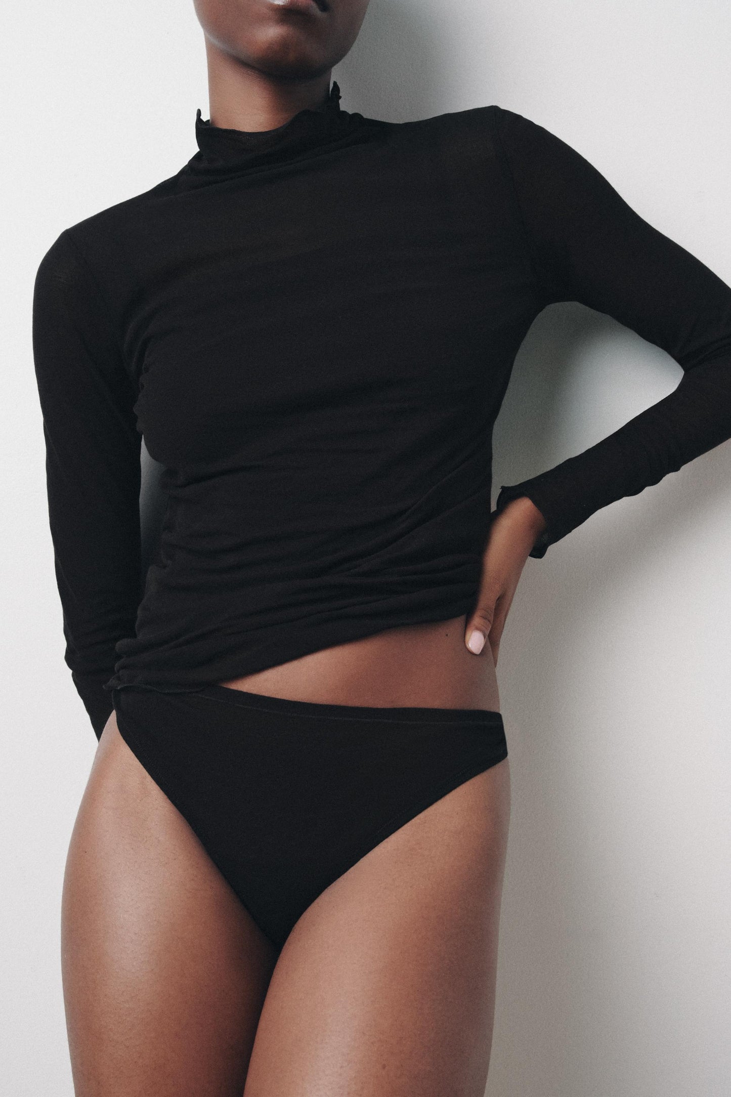 COTTON JERSEY TOP