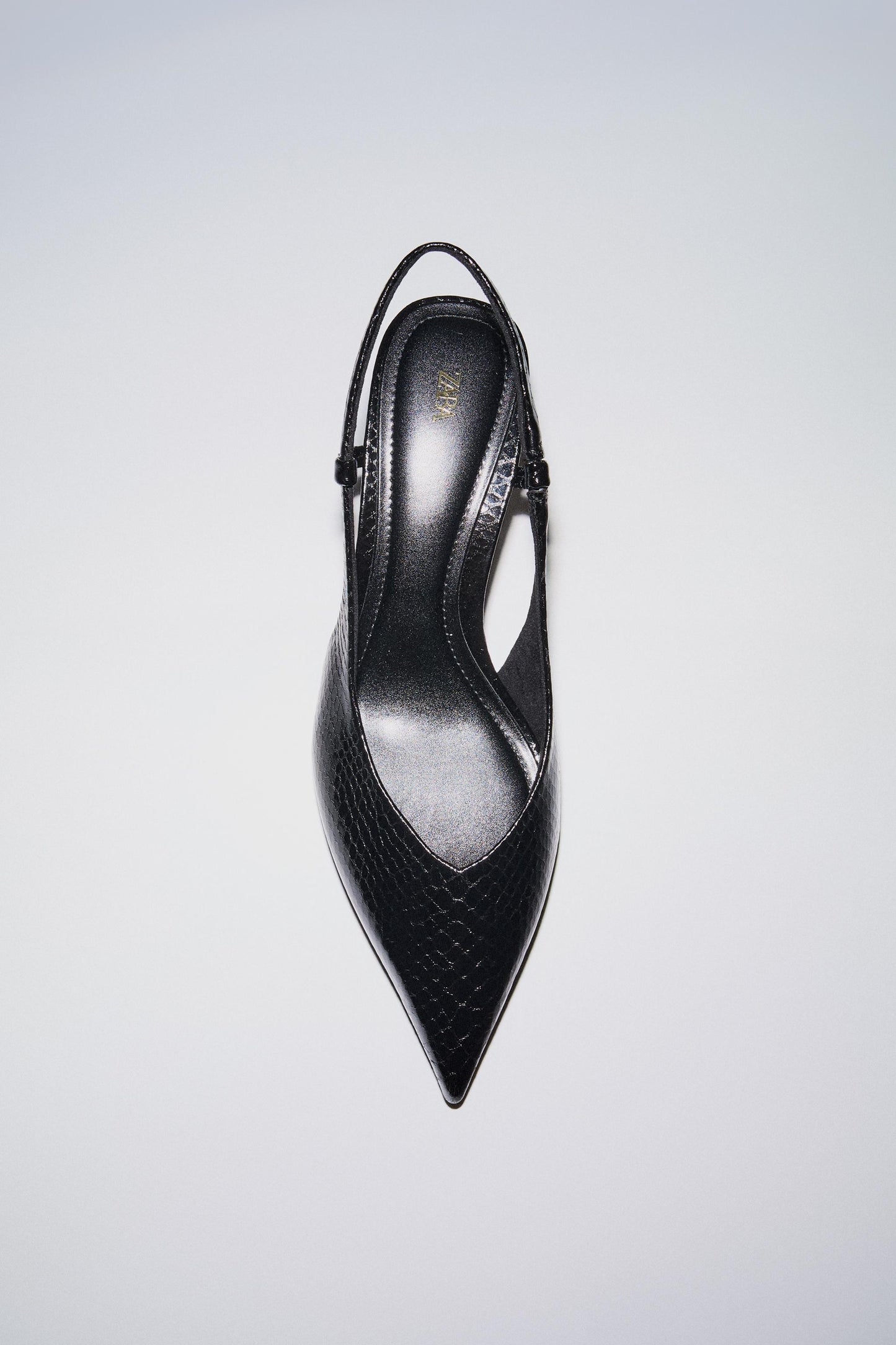 TEXTURED SLINGBACK SHOES
