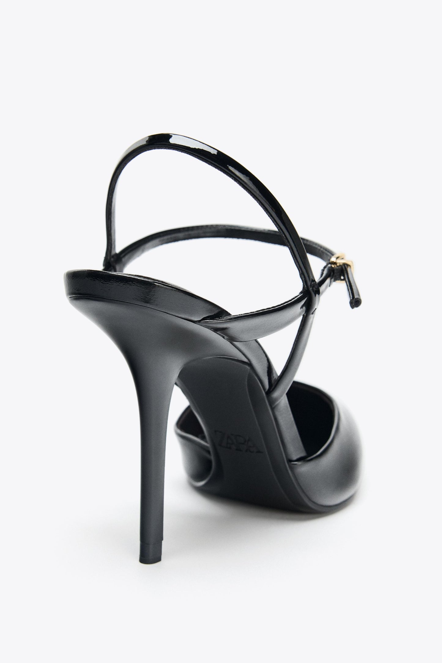 SLINGBACK ANKLE STRAP HEELS