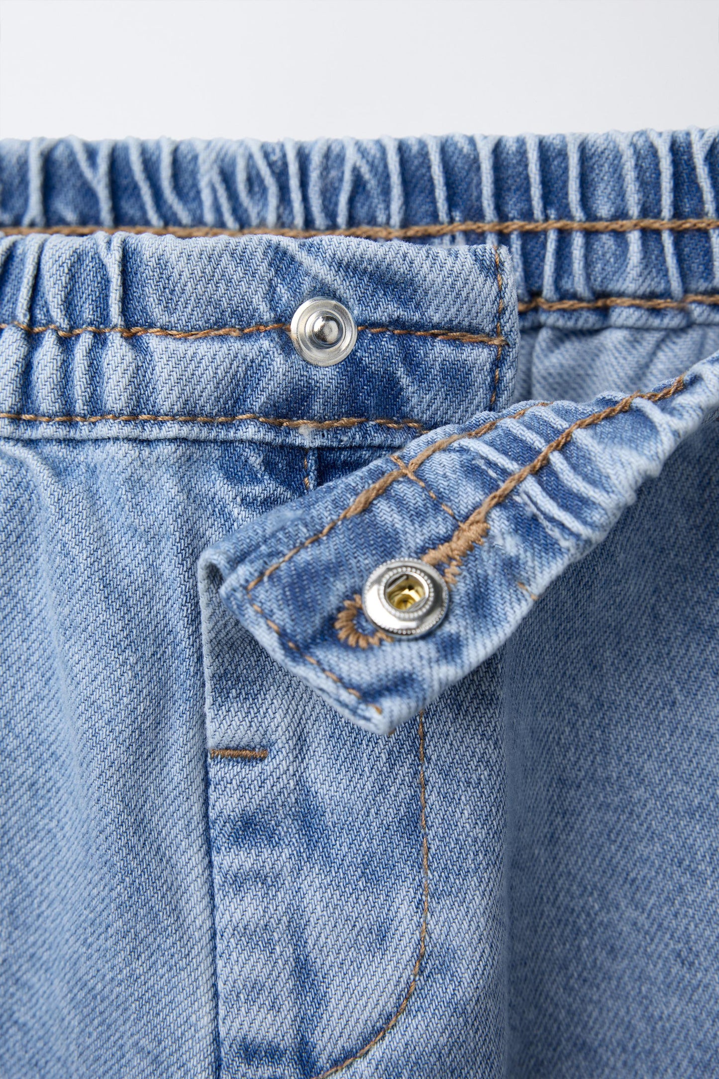 STITCHED BAGGY JEANS