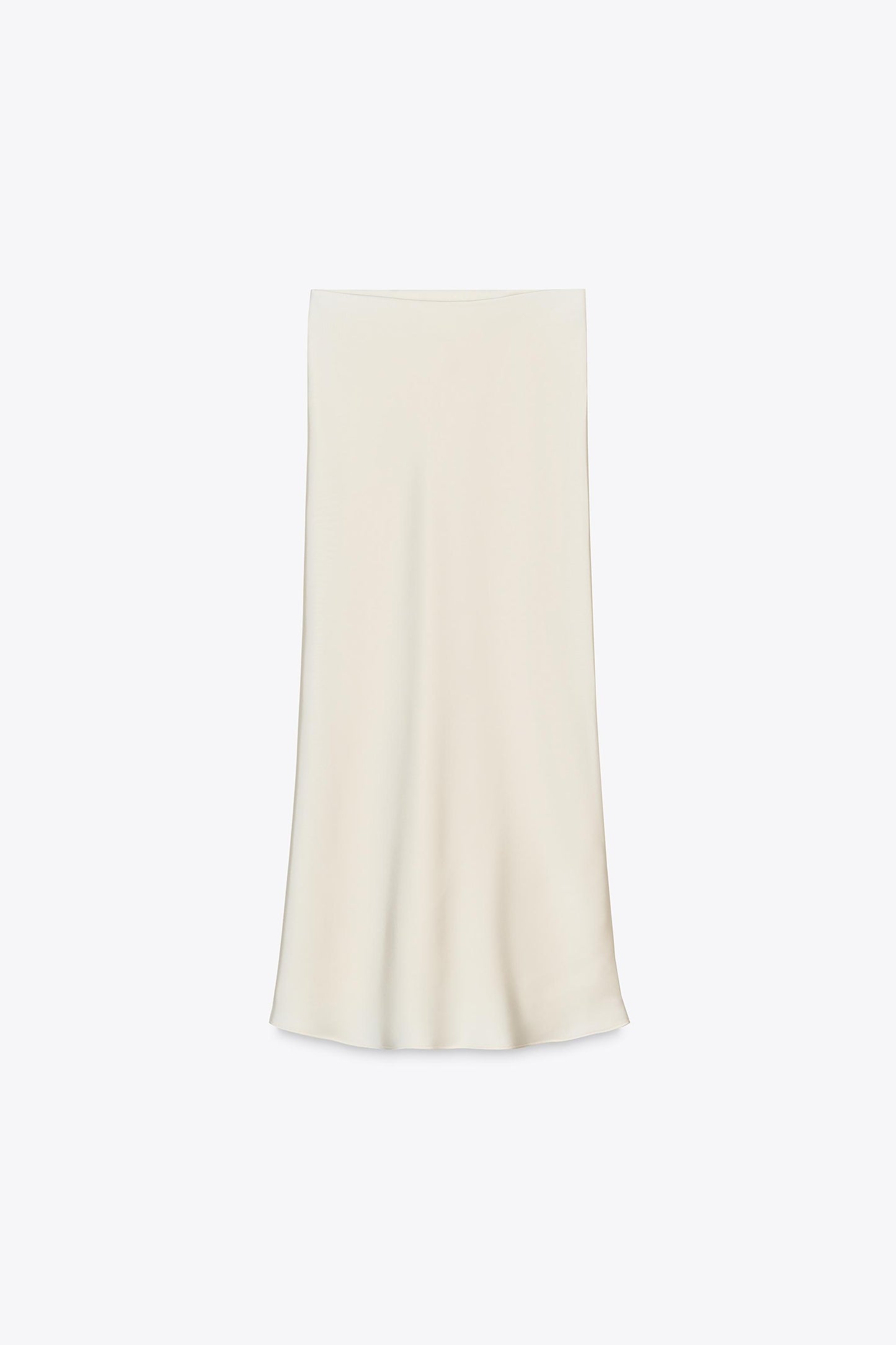 SATIN MIDI SKIRT