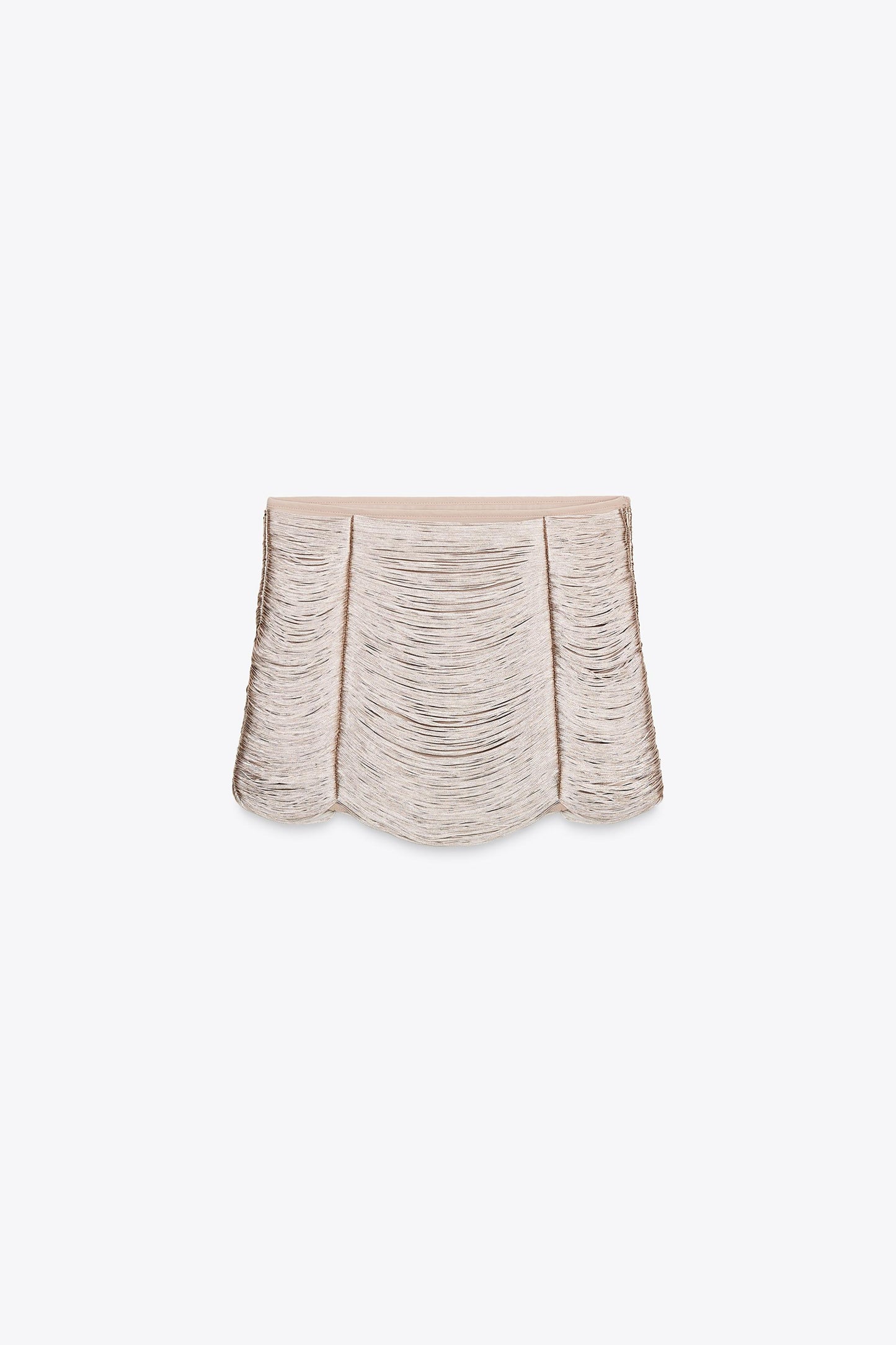 FRINGED MINI SKIRT
