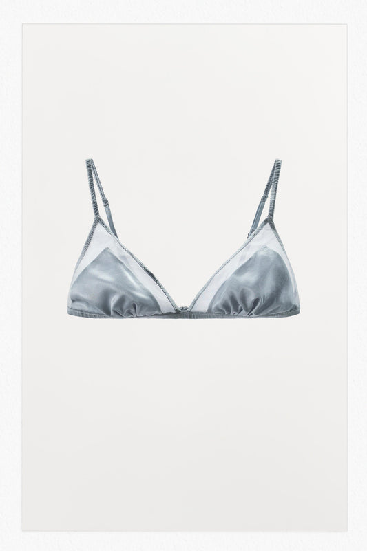SILK TRIANGLE BRALETTE