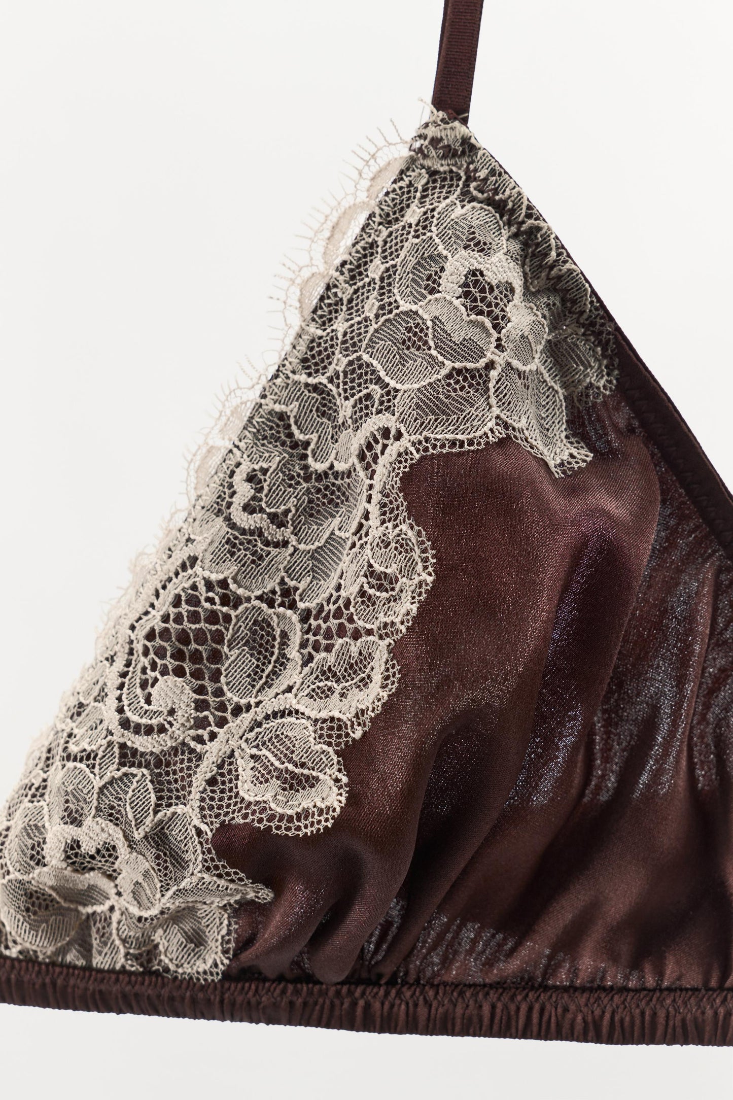 SILK LACE BRALETTE