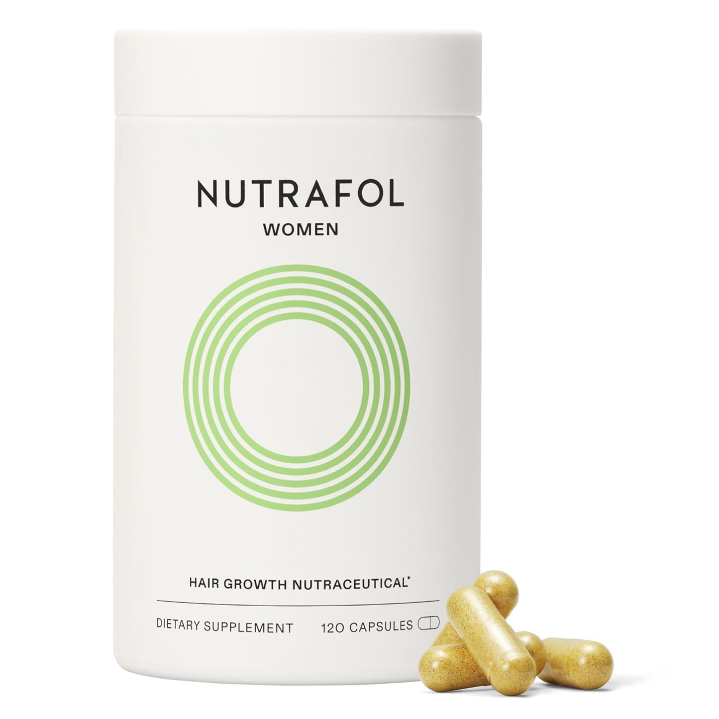 Nutrafol Women's Hair Growth Supplements, Clinically Proven for Visibly Thicker and Stronger Hair