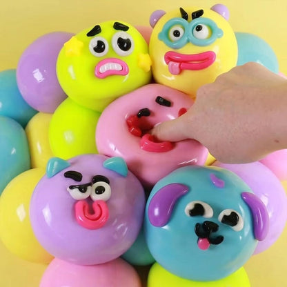 NEW Smushers Squishy, Curiosities Smushers Dog Face Squishy Fidget Toys Slow Rising Fidget Sensory for Anxiety Stress Relief High Density, Squishies Gift for Office Desk Party