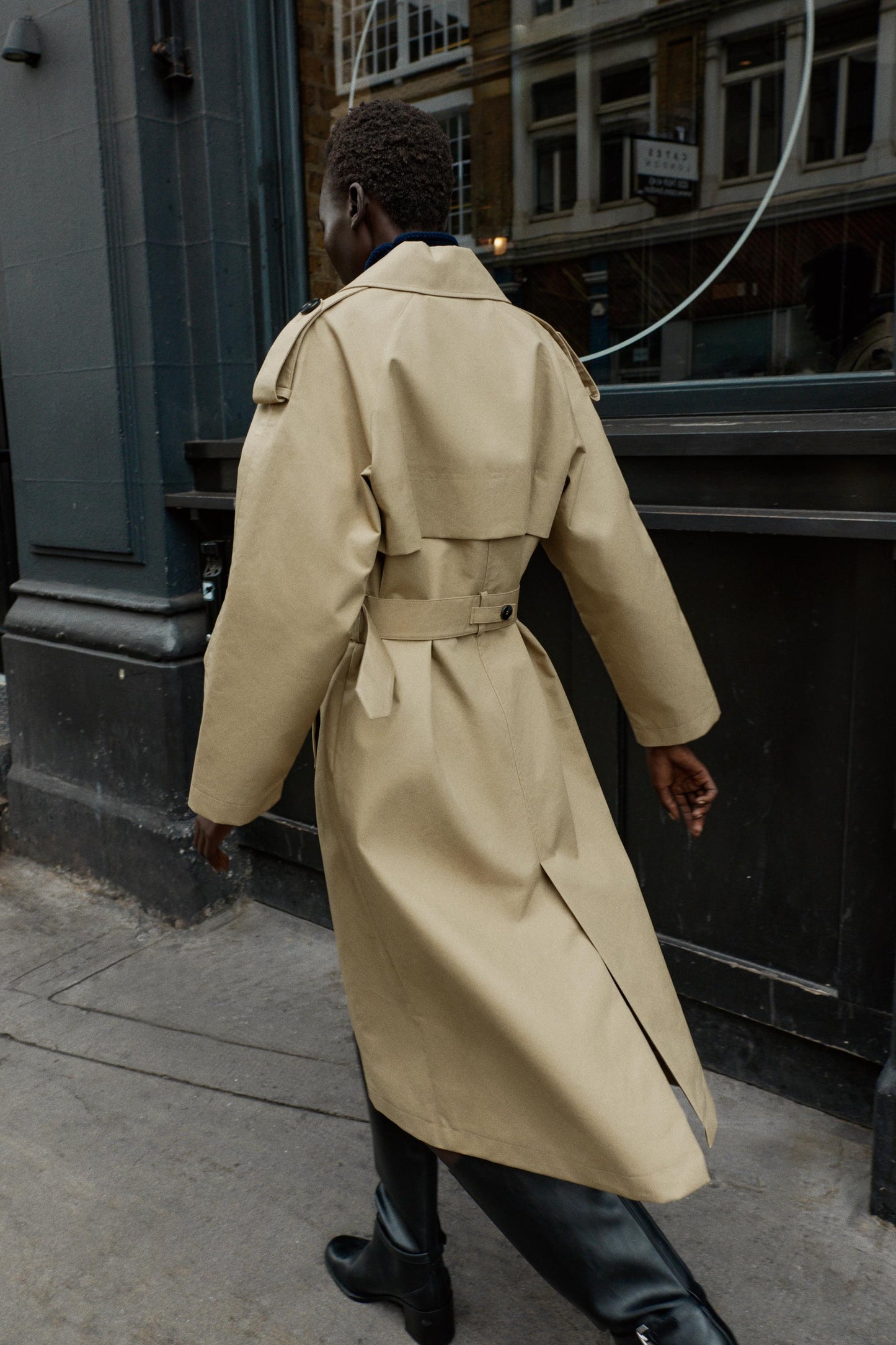 BELTED TOPCOAT