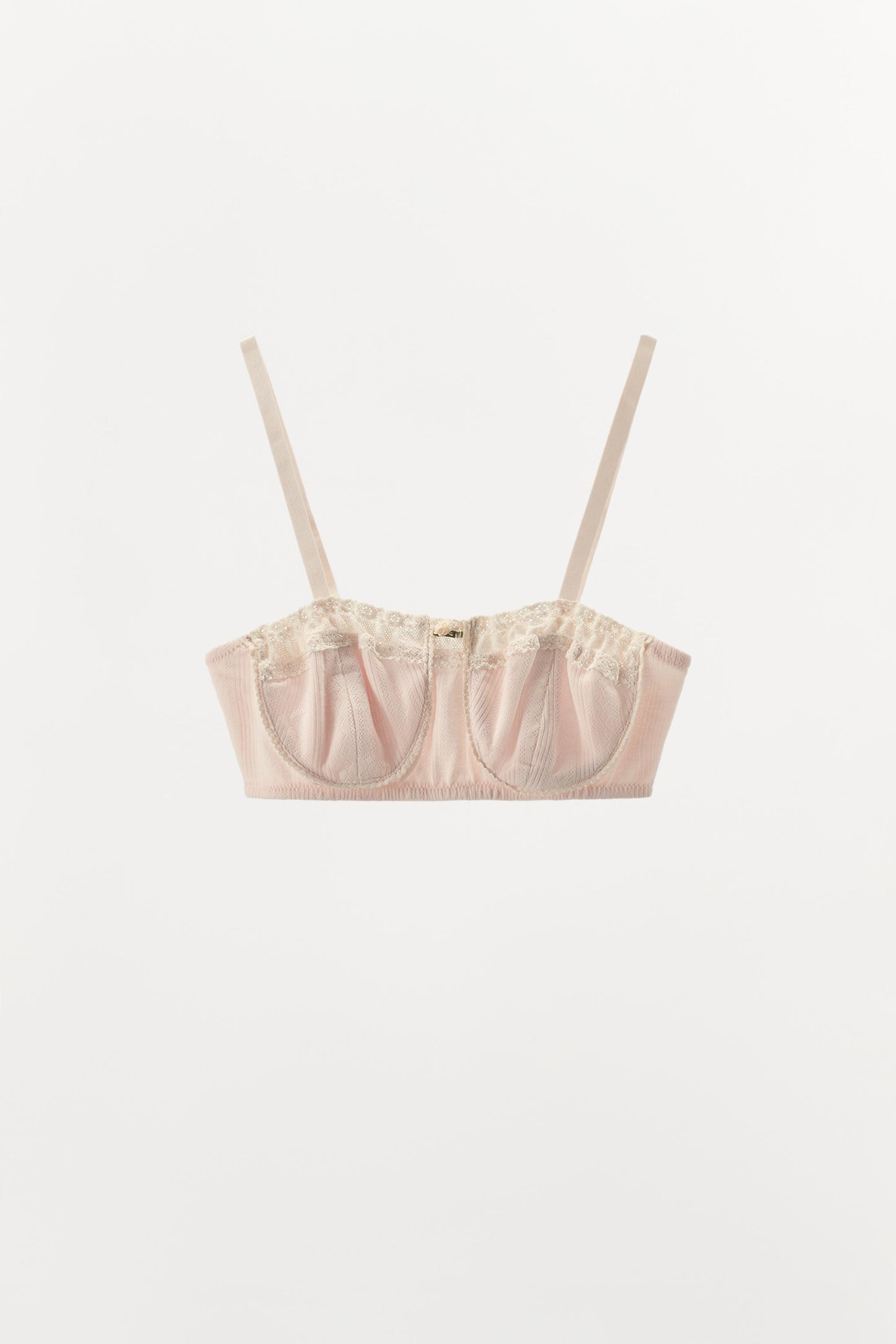 FLOWER POINTELLE BRALETTE