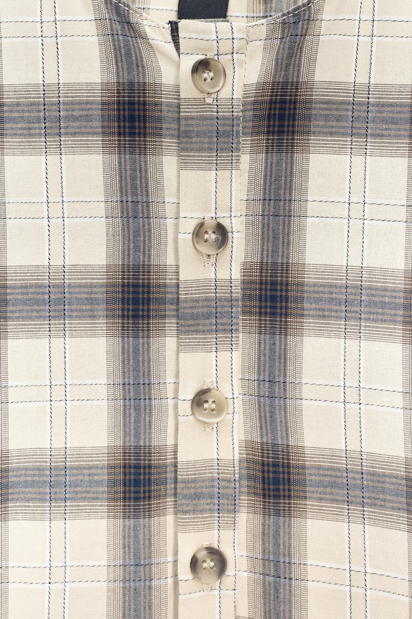 ZW COLLECTION PLAID SHIRT DRESS